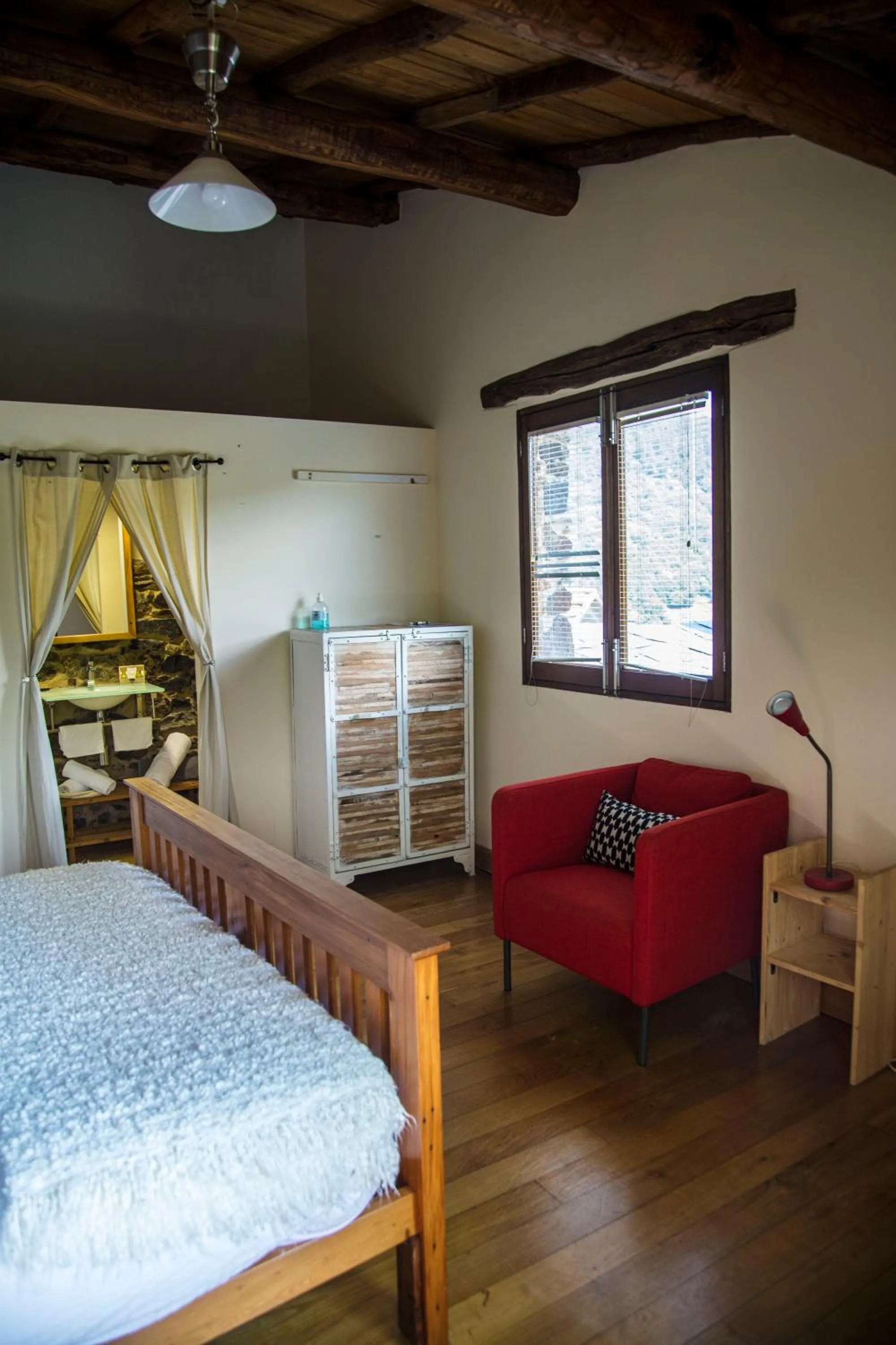 Bed in Cabo Do Mundo Casa Rural