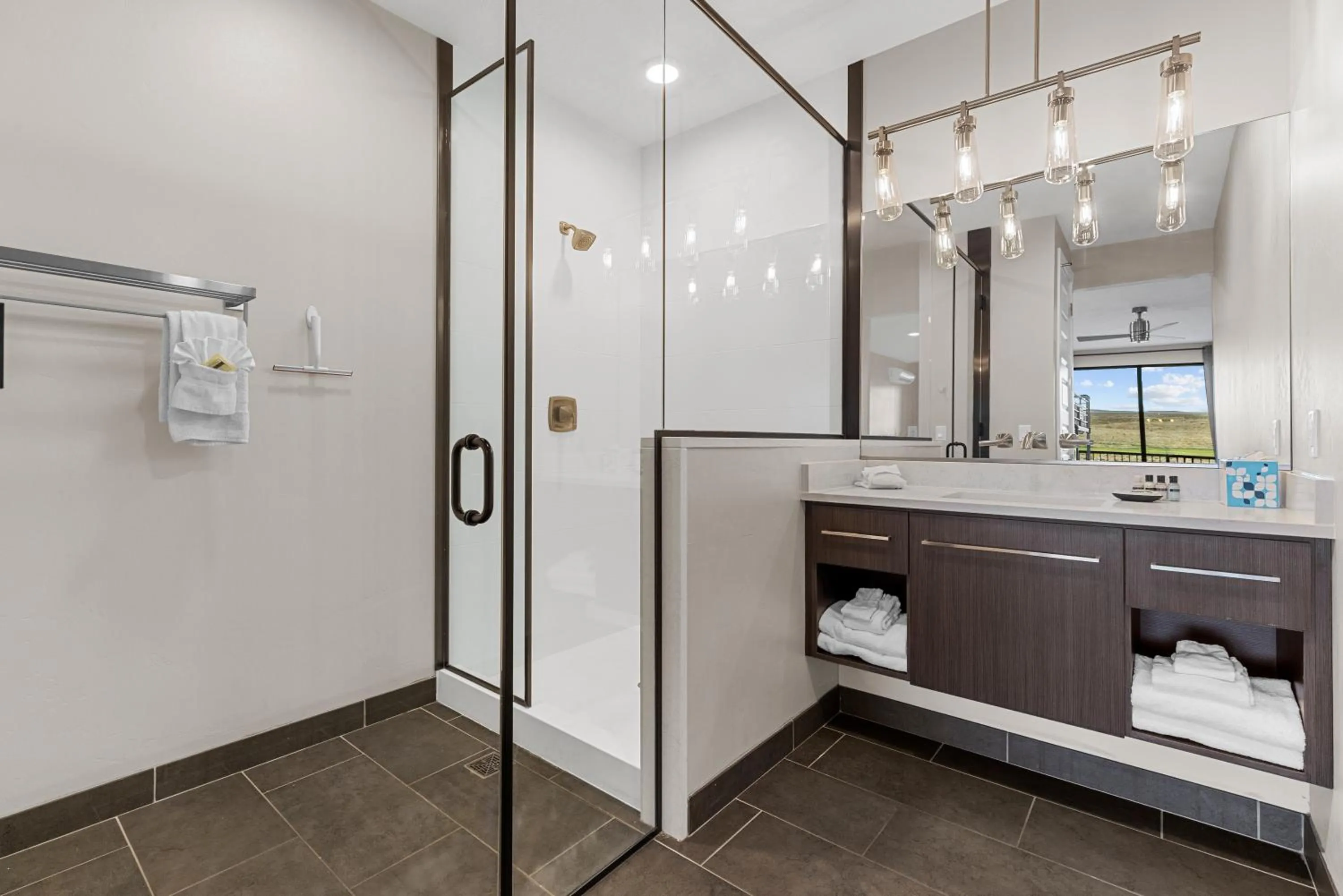 Shower in Vacation Rentals at Sand Hollow Resort