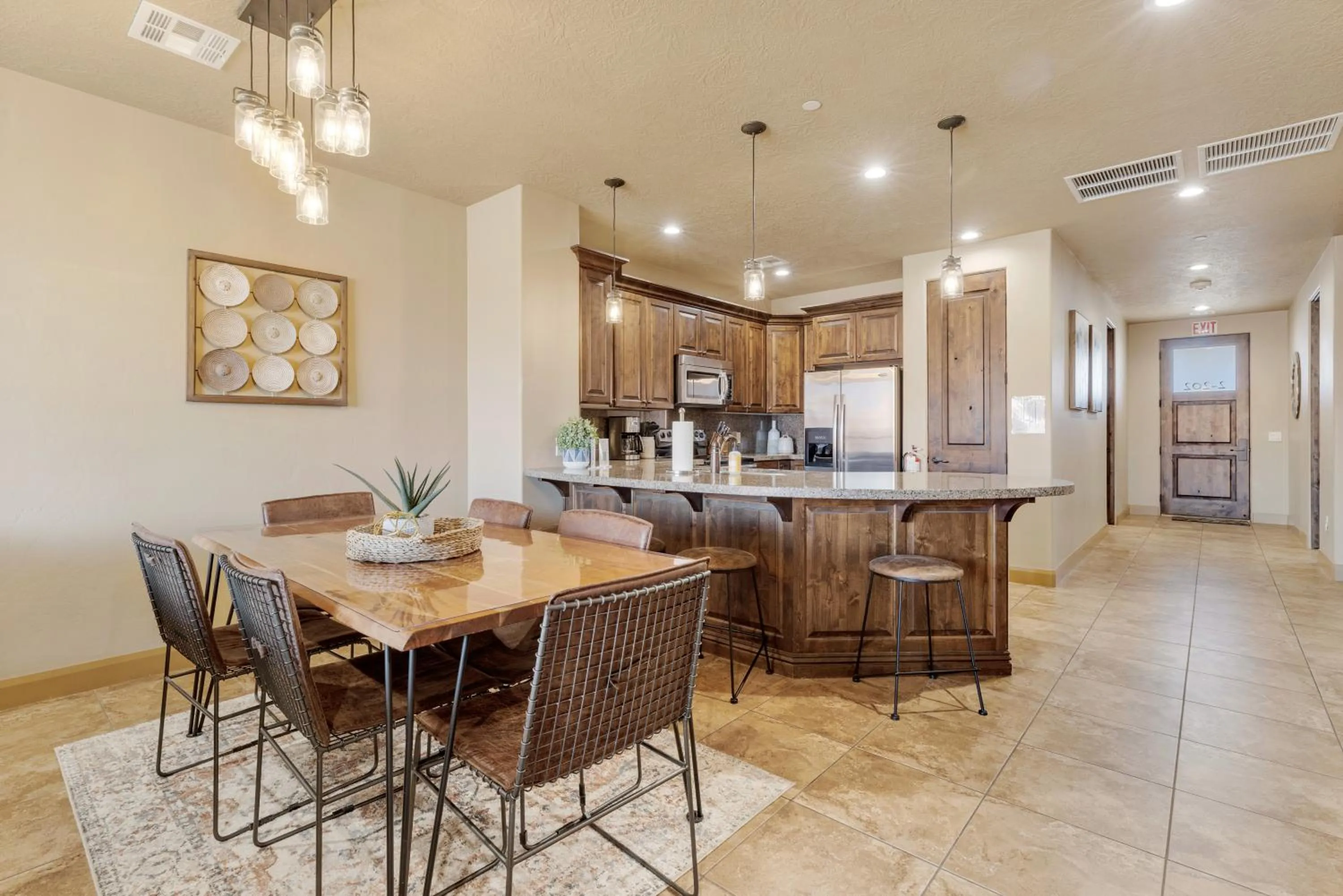 Seating area in Vacation Rentals at Sand Hollow Resort