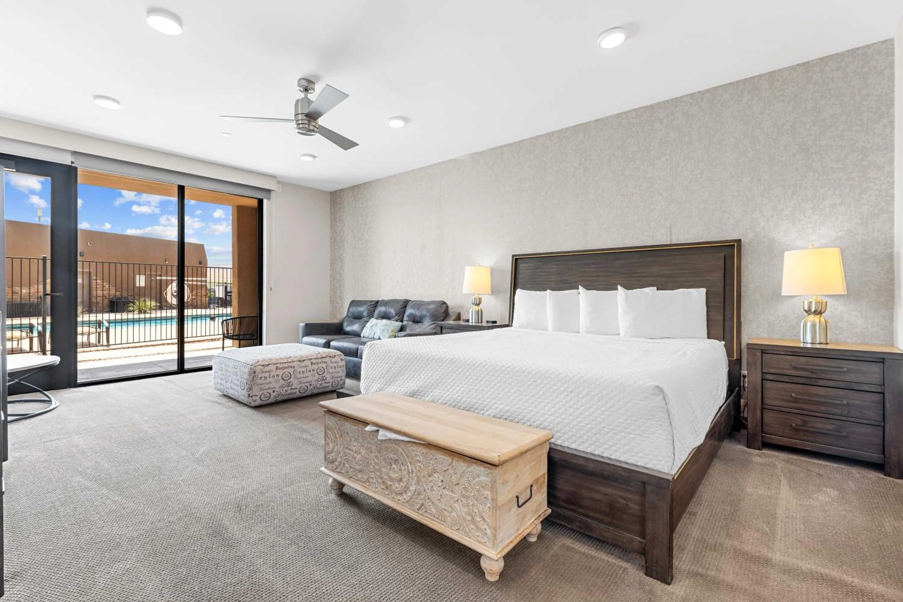 Bed in Vacation Rentals at Sand Hollow Resort