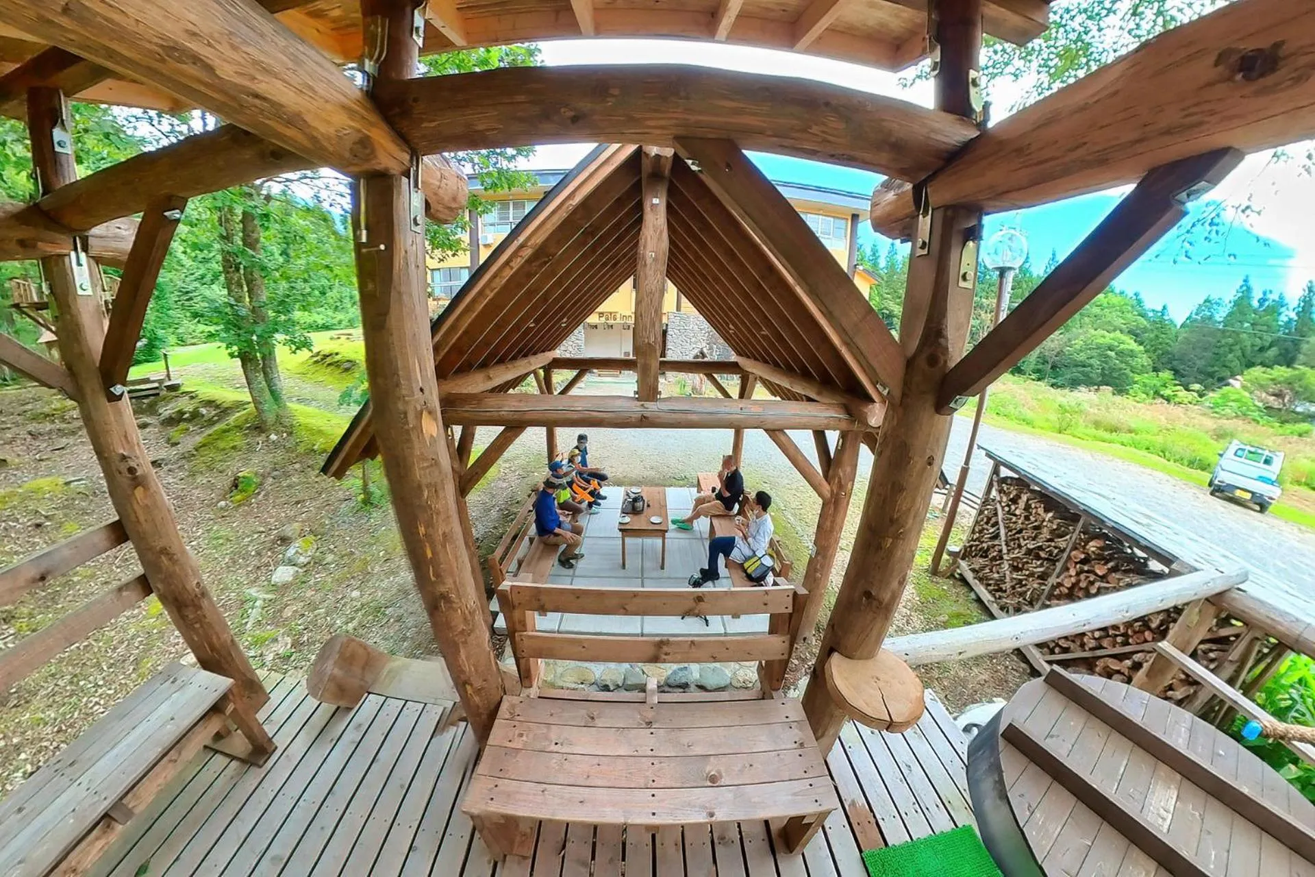 Garden in Pals Inn Raicho