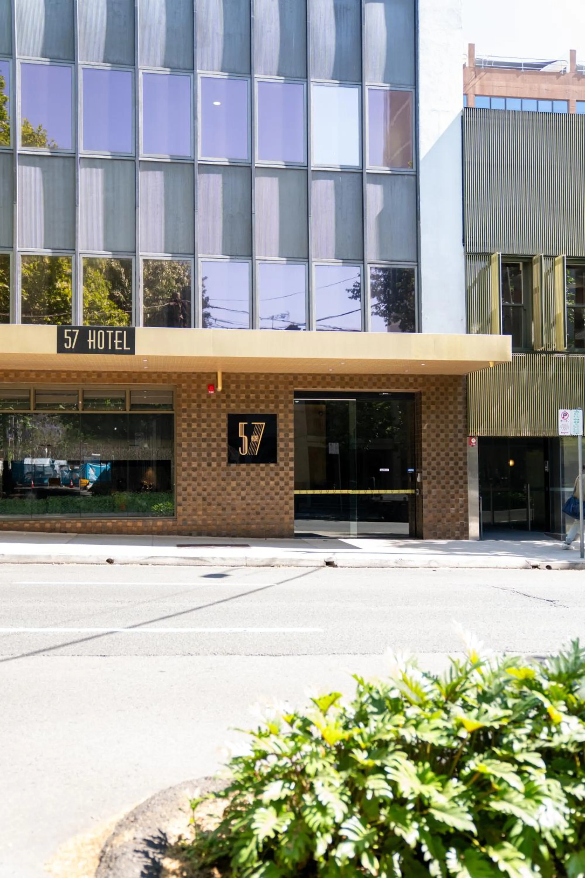 Facade/entrance in 57Hotel