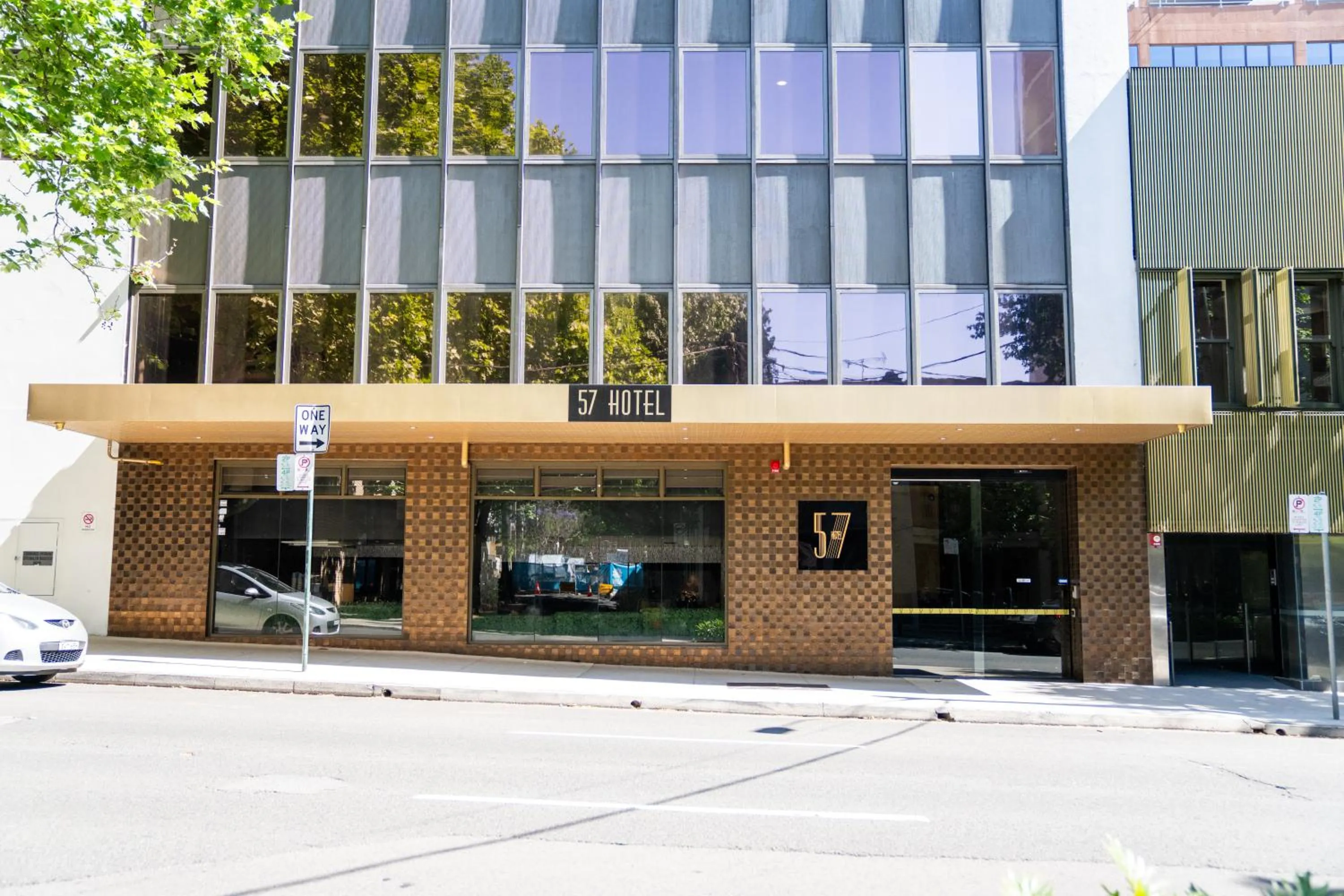 Facade/entrance in 57Hotel