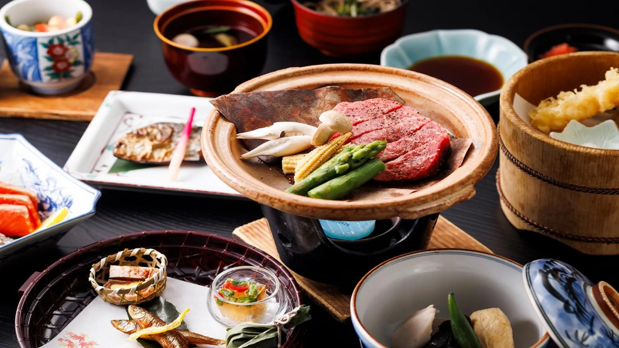 Dinner in 緑風苑 きよはる Ryokufuen Kiyoharu