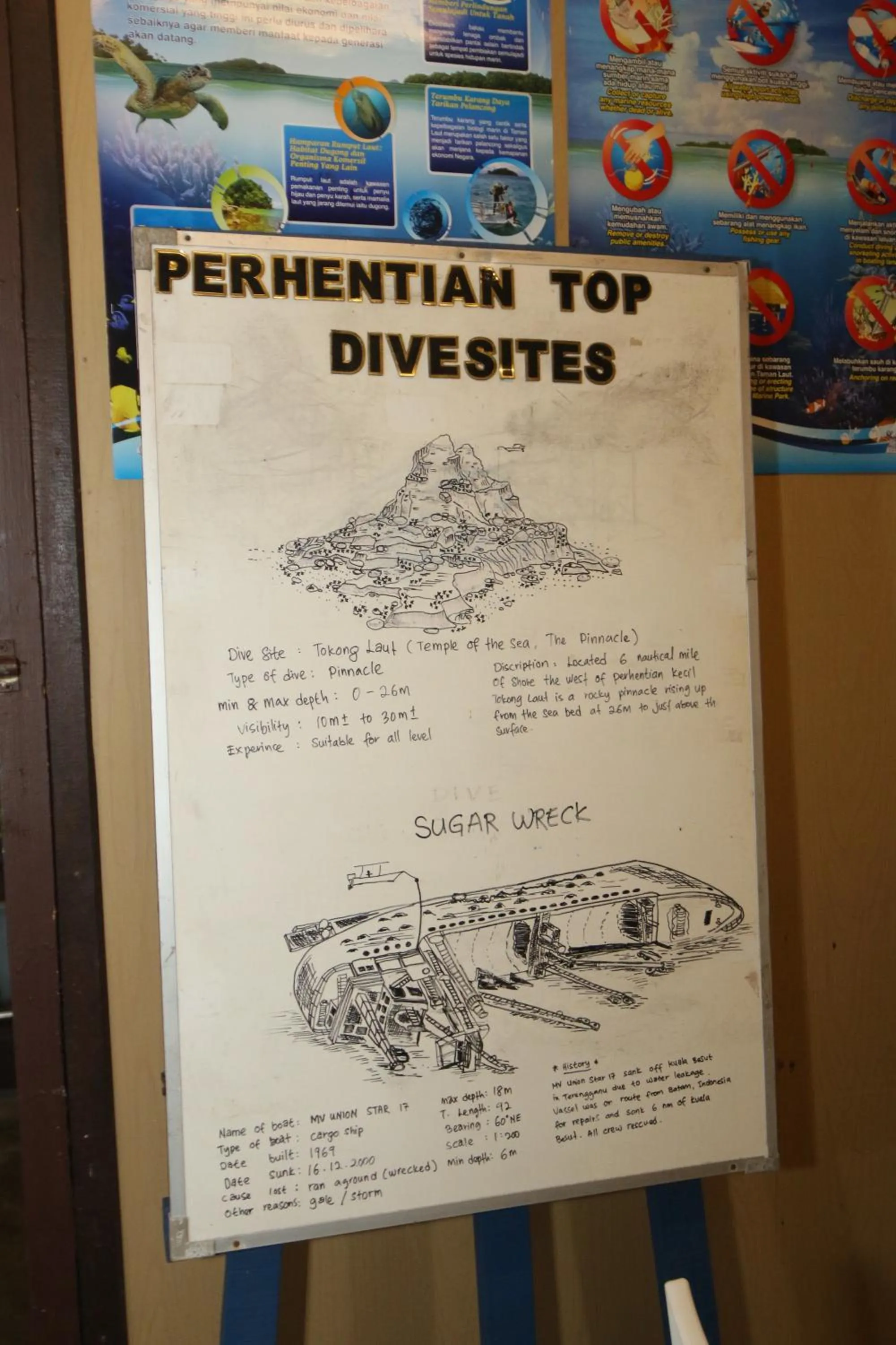 Diving in The Barat Perhentian