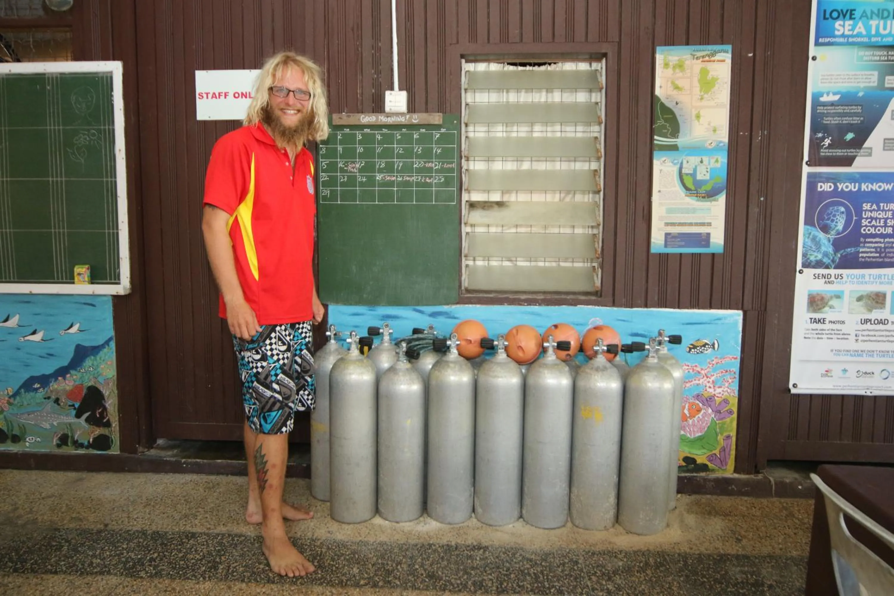 Diving in The Barat Perhentian