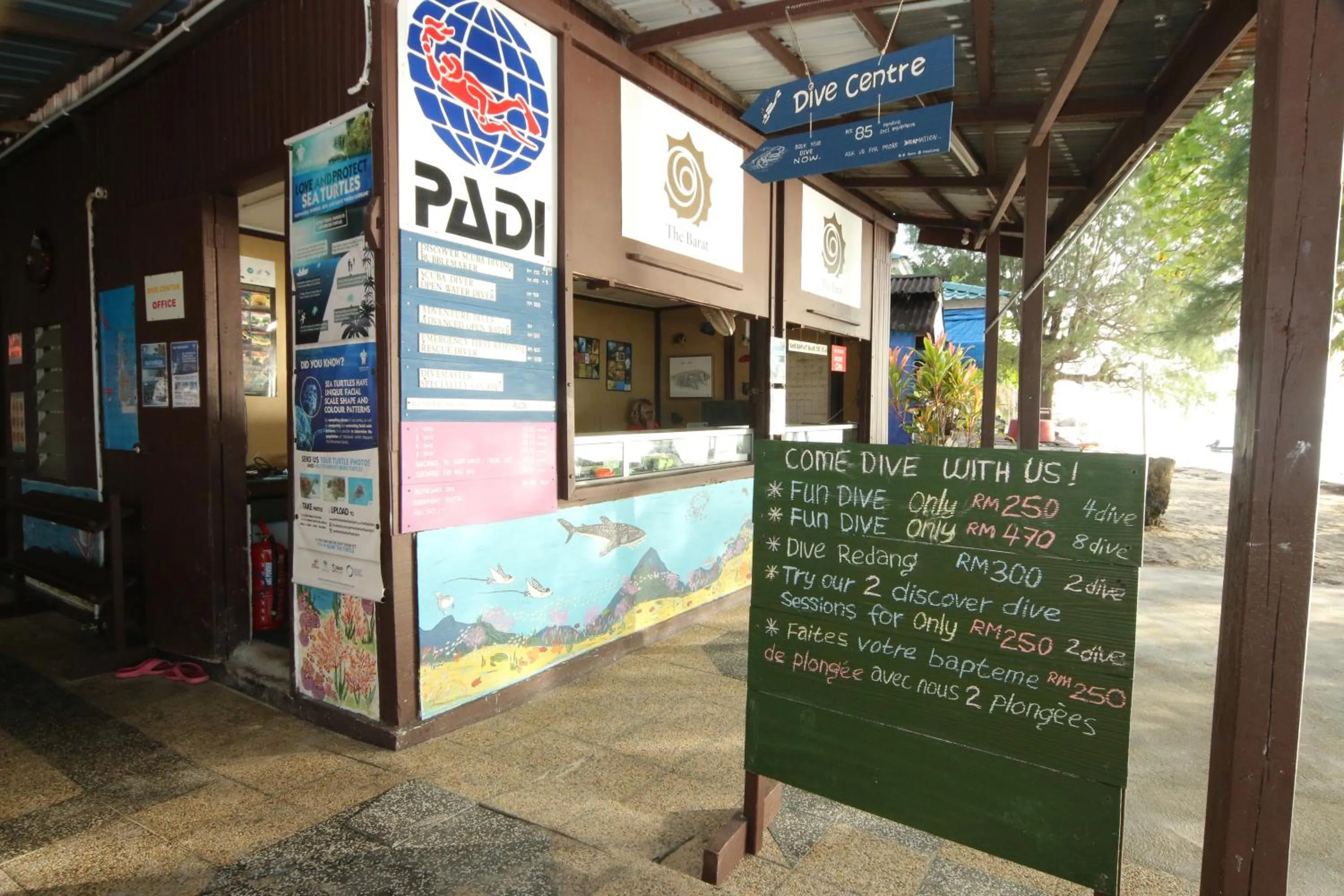 Diving in The Barat Perhentian