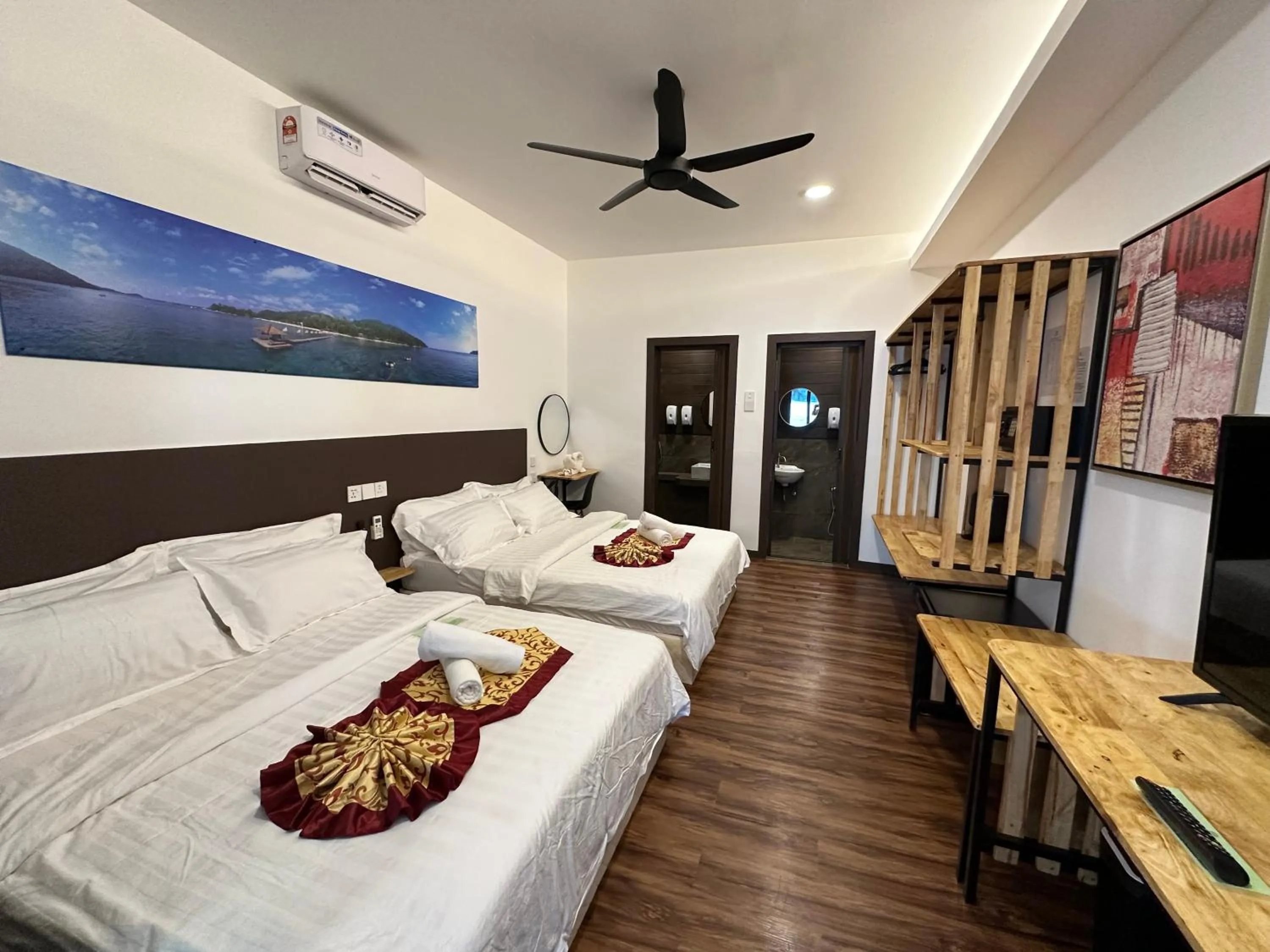 Bed in The Barat Perhentian