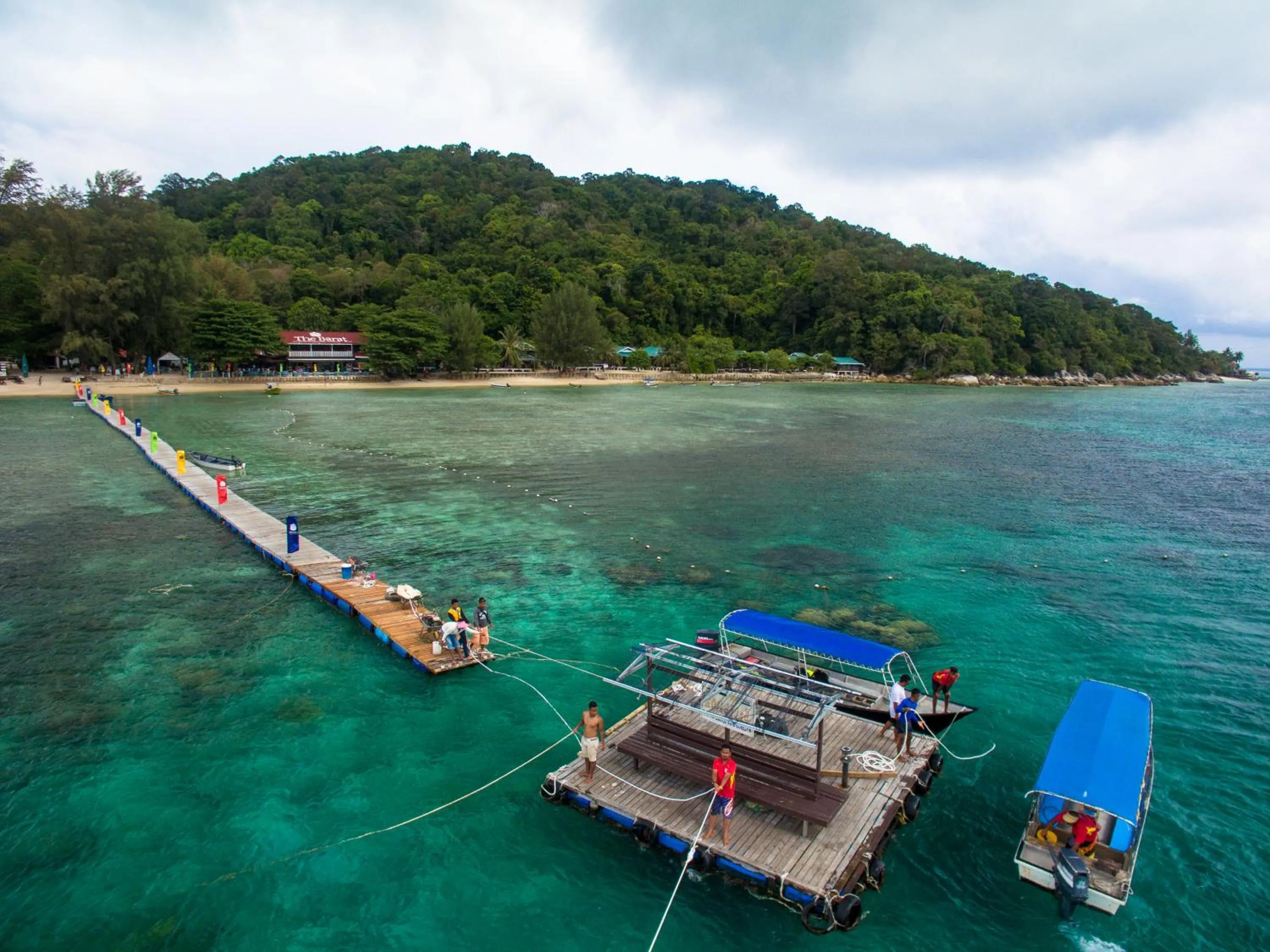 Natural landscape in The Barat Perhentian