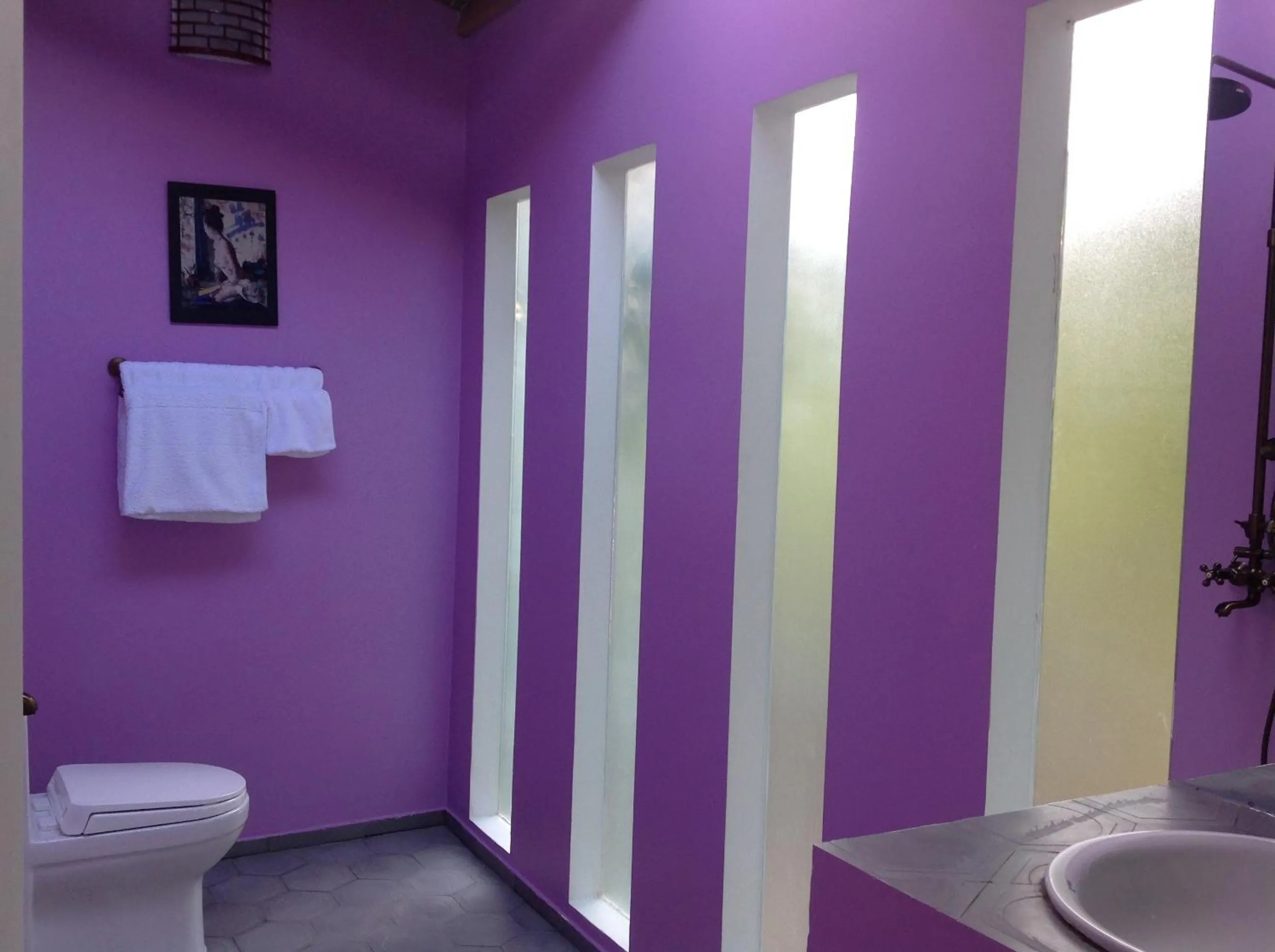 Bathroom in The Durian Lodge at Mekong