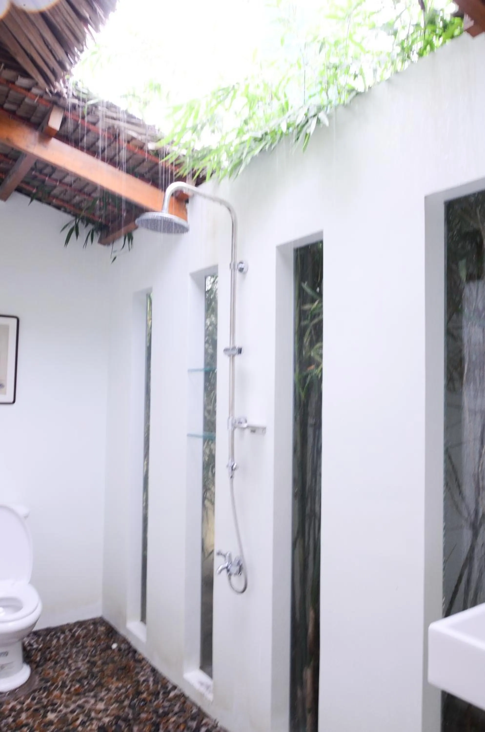 Shower in The Durian Lodge at Mekong