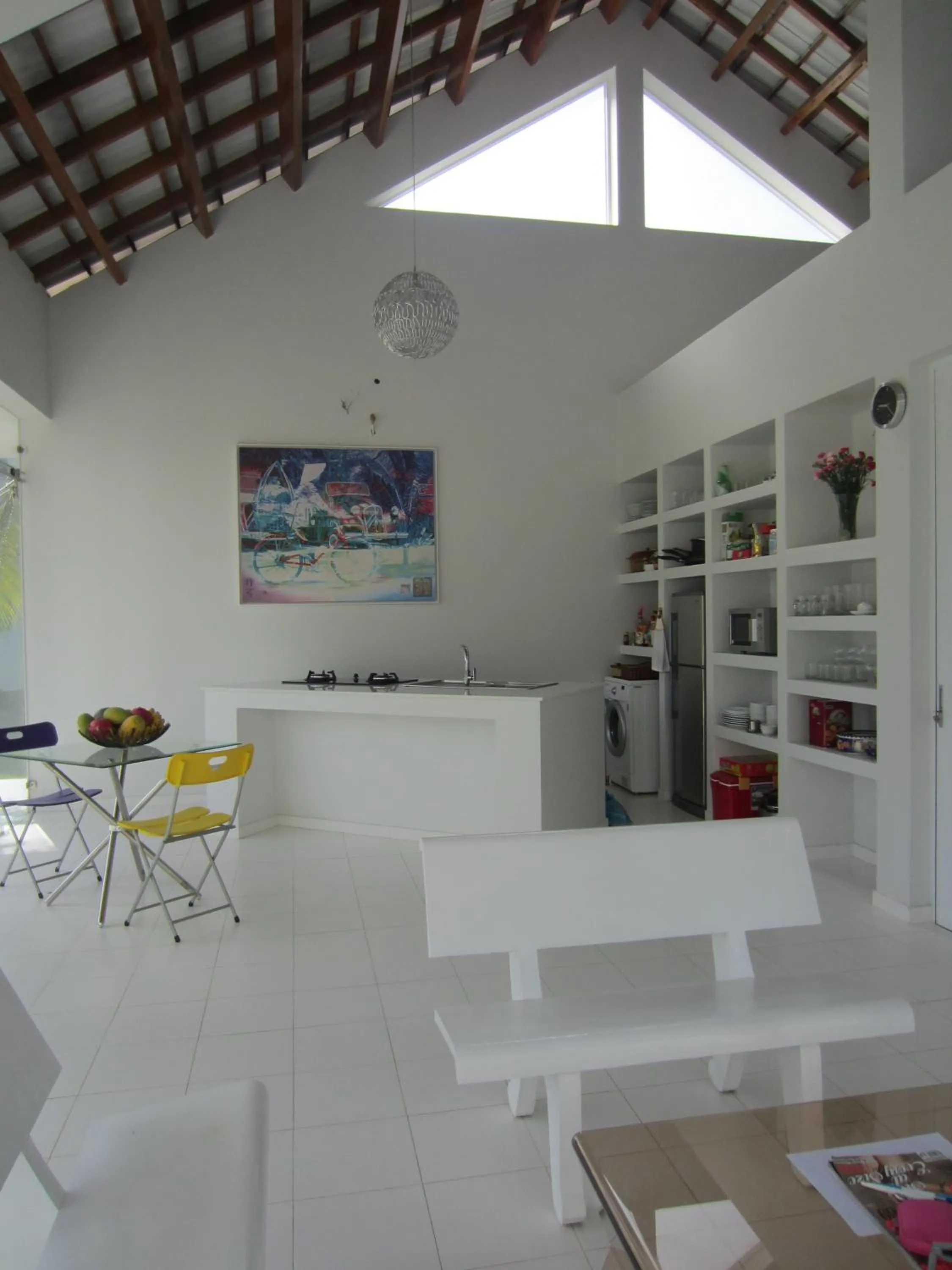 Living room in The Durian Lodge at Mekong