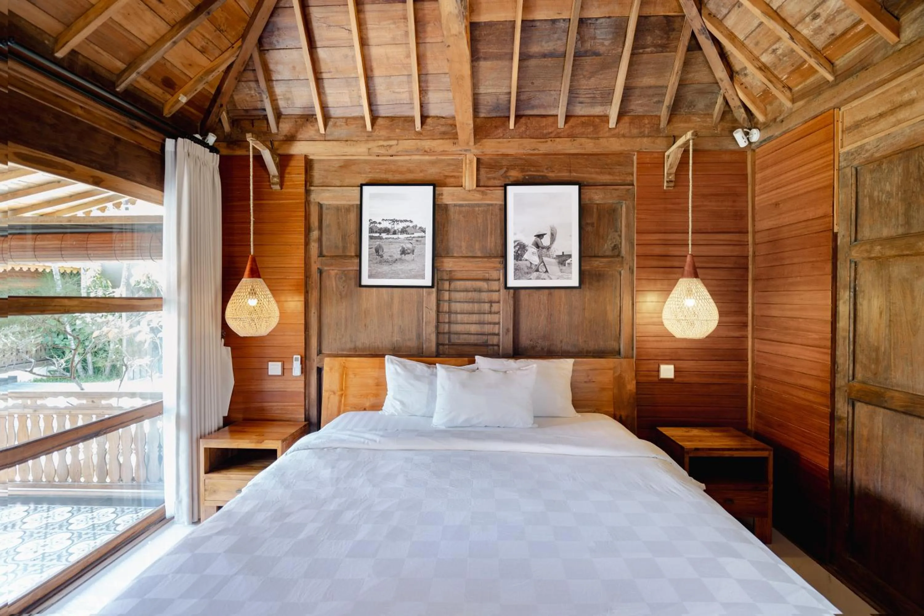 Bed in Bale Bali Batubelig by ARM Hospitality