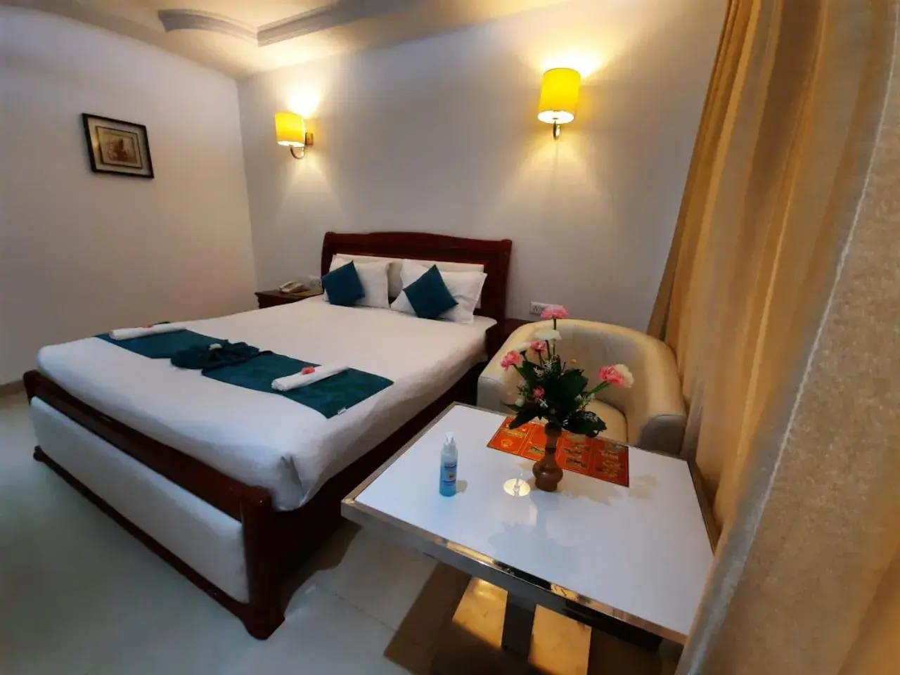 Photo of the whole room, Bed in Hotel SS Palace , Rameswaram Photo of the whole room, Bed in Hotel SS Palace , Rameswaram