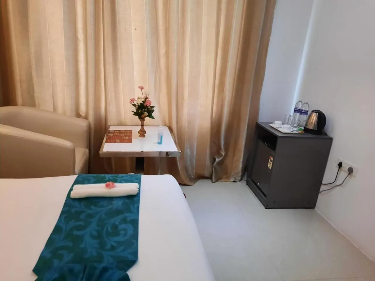 Photo of the whole room, Bed in Hotel SS Palace , Rameswaram