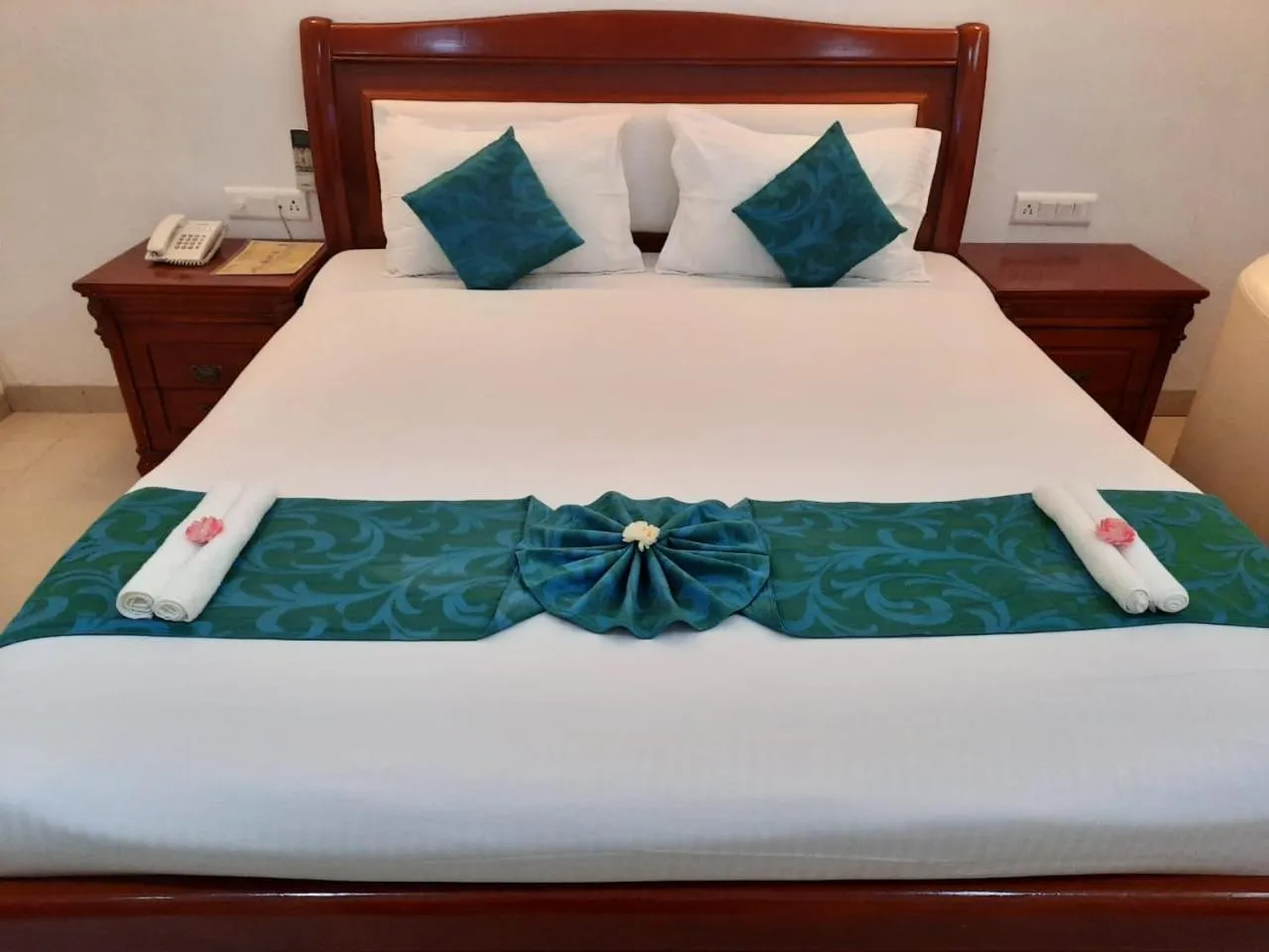 Photo of the whole room, Bed in Hotel SS Palace , Rameswaram