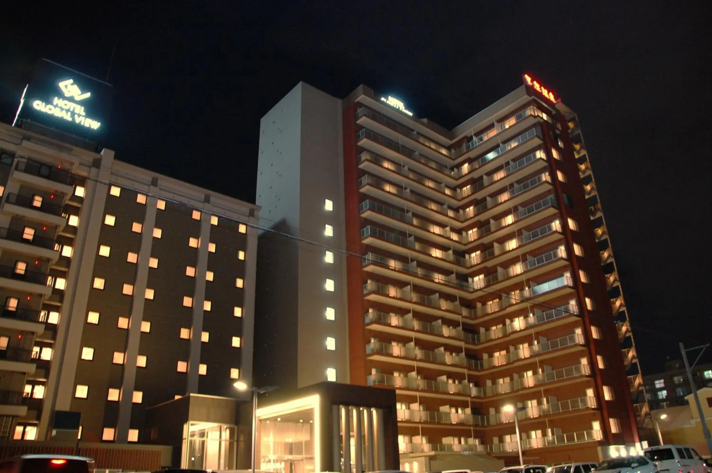 Property building in Hotel Global View Hakodate Property building in Hotel Global View Hakodate