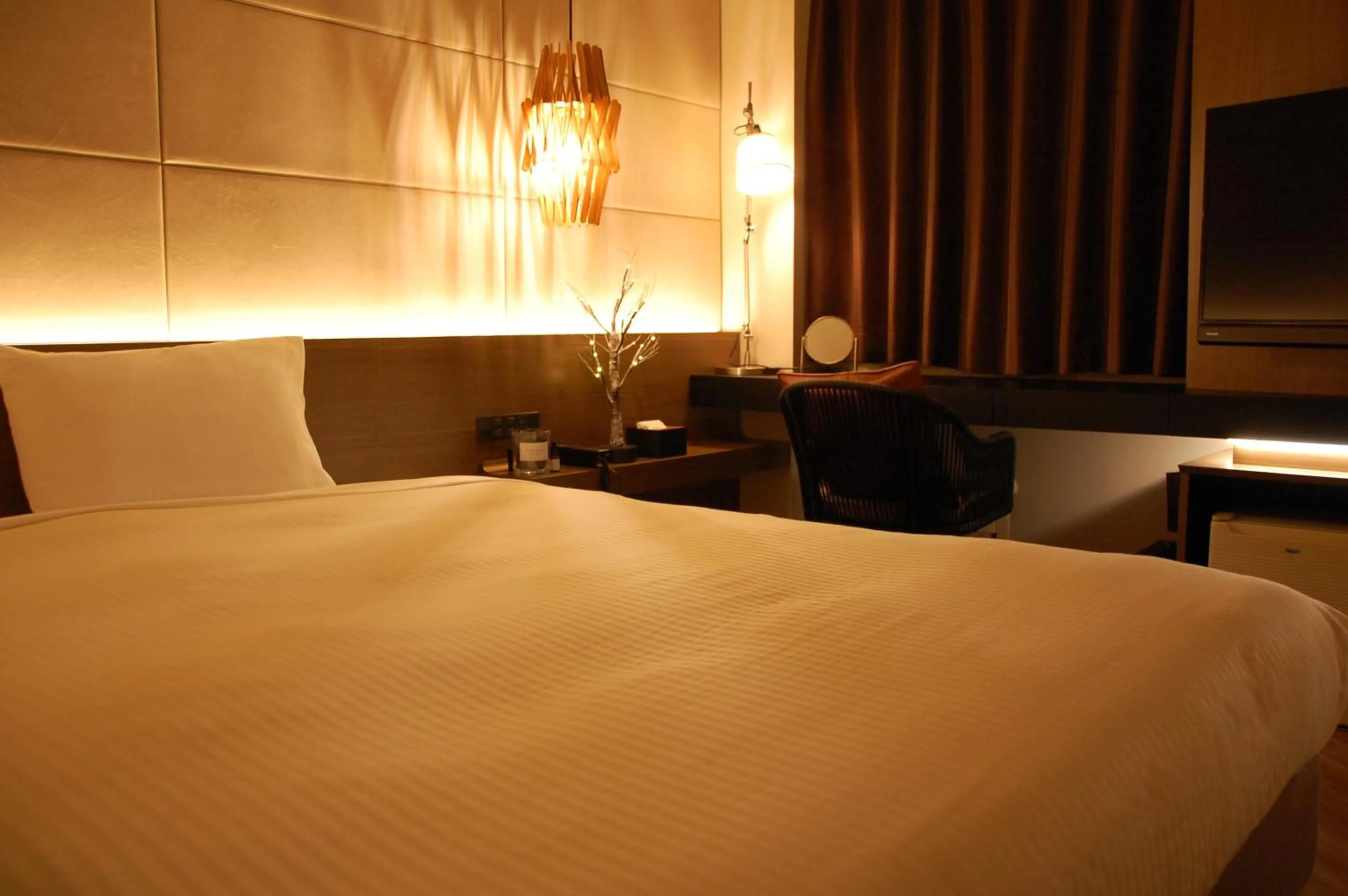 Bed in Hotel Global View Hakodate