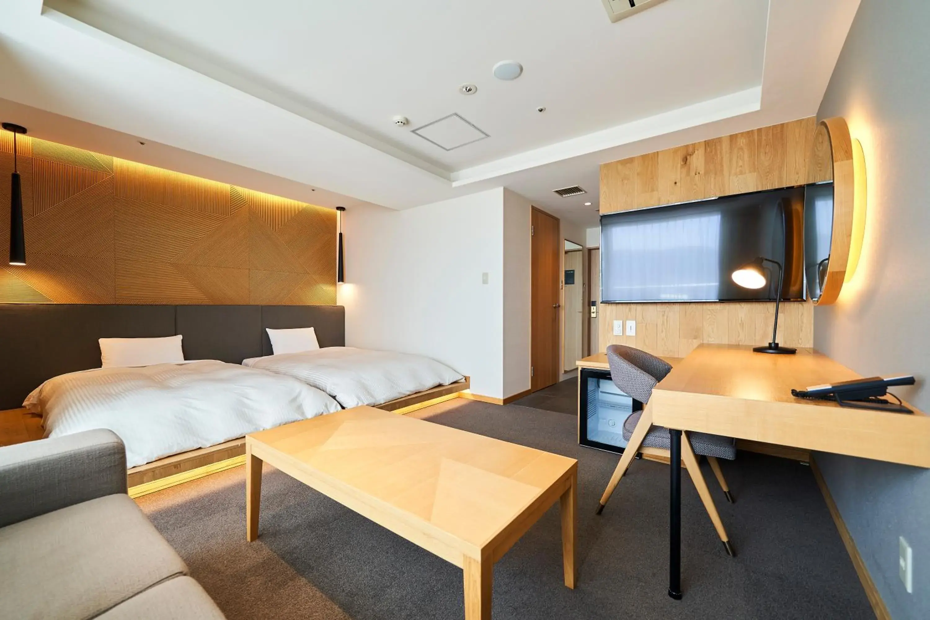 Bed in Hotel Global View Hakodate Bed in Hotel Global View Hakodate