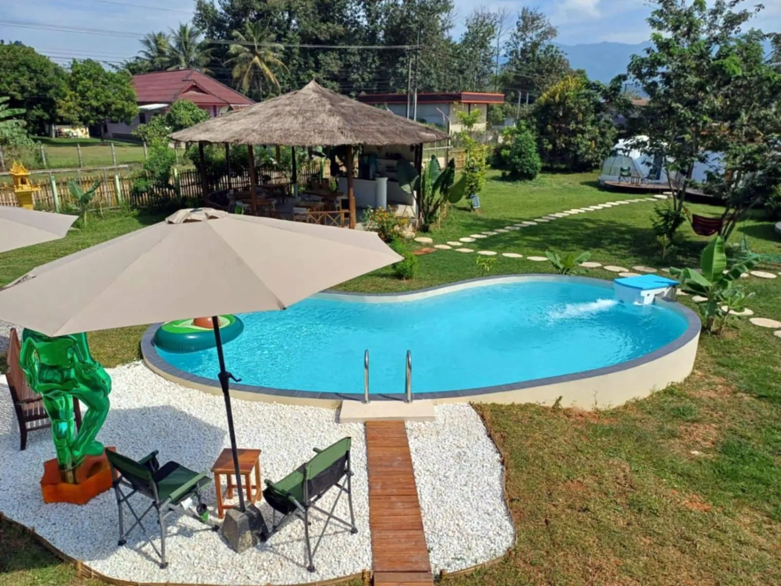 Garden in Sabai Glamping Vang Vieng