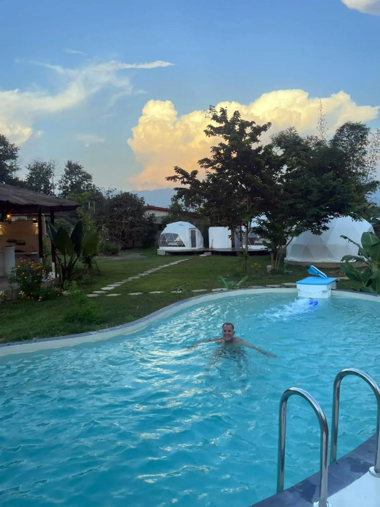 Swimming pool in Sabai Glamping Vang Vieng Swimming pool in Sabai Glamping Vang Vieng