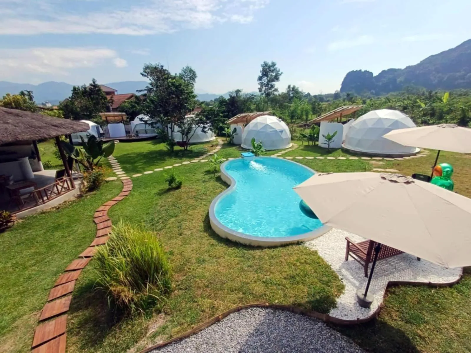 Natural landscape in Sabai Glamping Vang Vieng