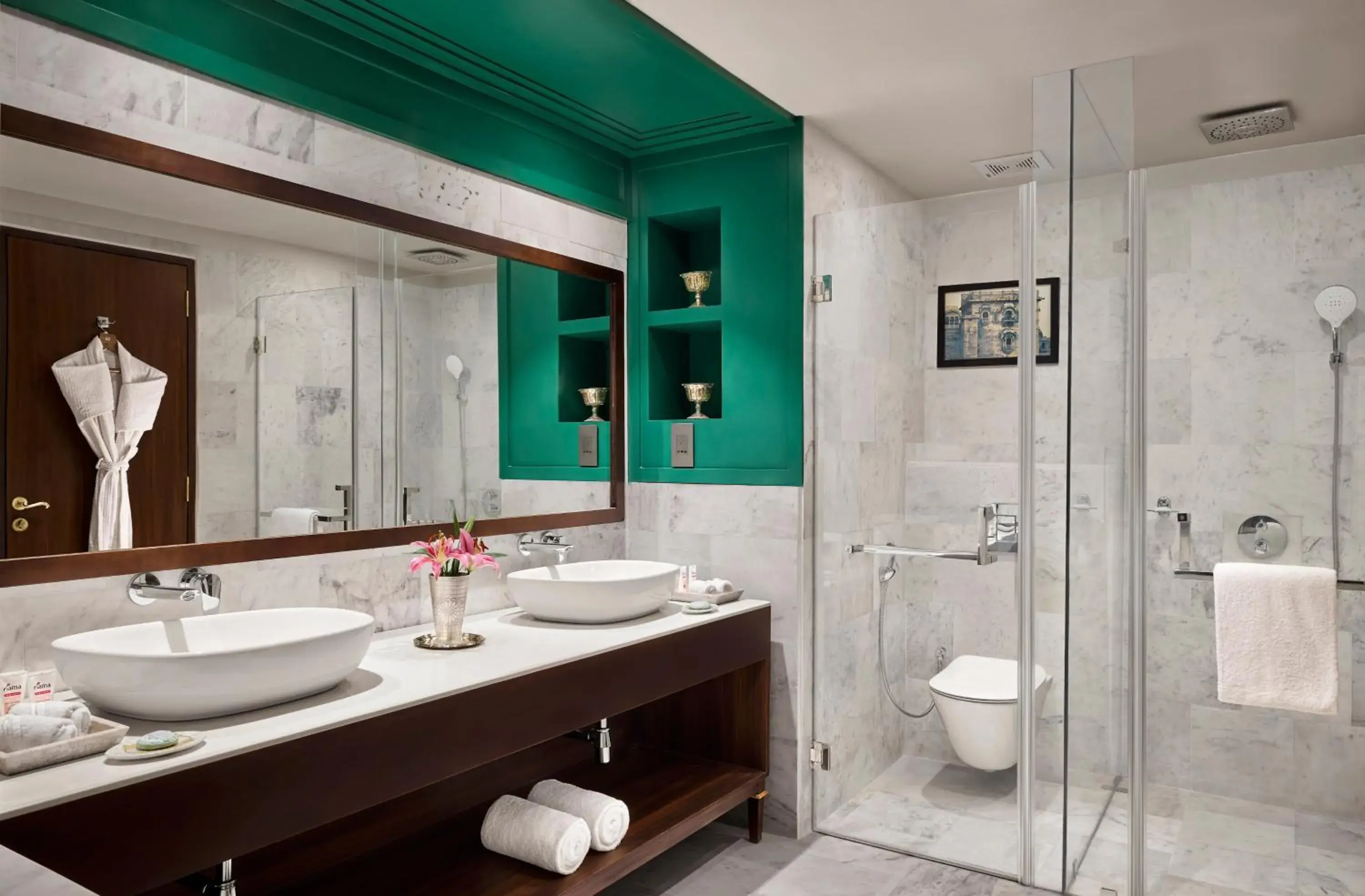 Shower in Storii By ITC Hotels, Jaisalmer Shower in Storii By ITC Hotels, Jaisalmer