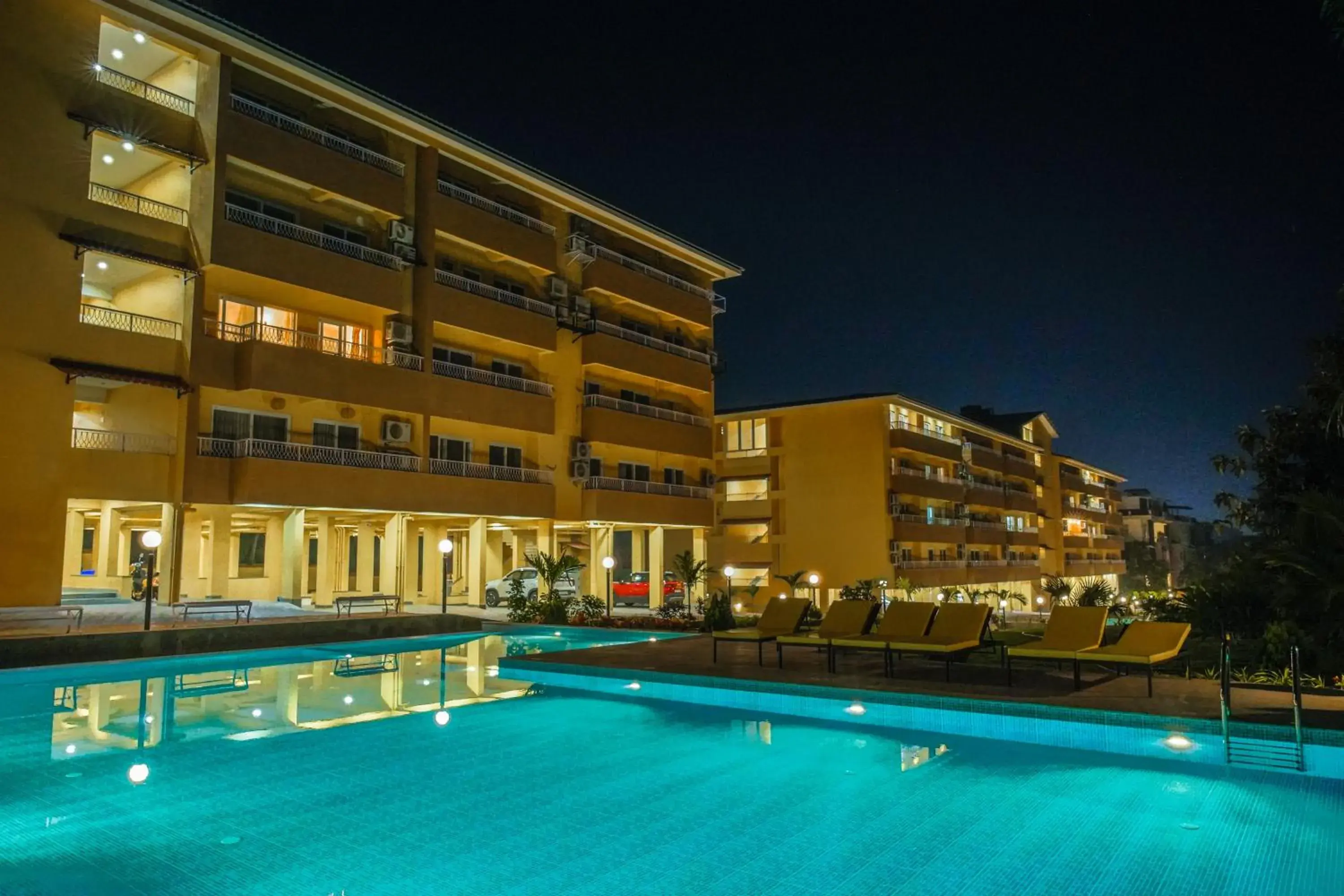 Three-Bedroom Apartment with Balcony in Alaya Stays 3 BHK Apartment with Pool - Veera Marina Three-Bedroom Apartment with Balcony in Alaya Stays 3 BHK Apartment with Pool - Veera Marina