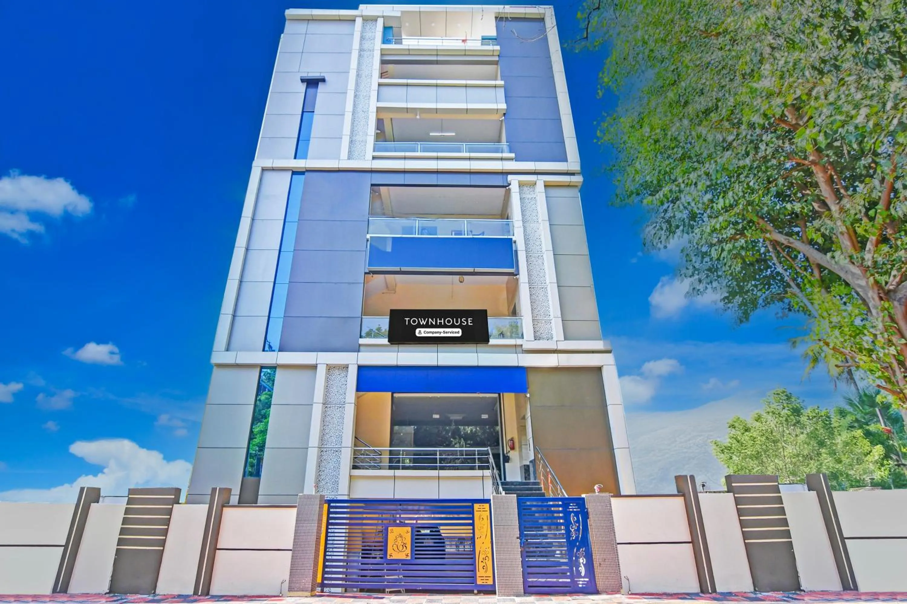 Facade/entrance in Townhouse Dwarakanagar Near Gurudwara