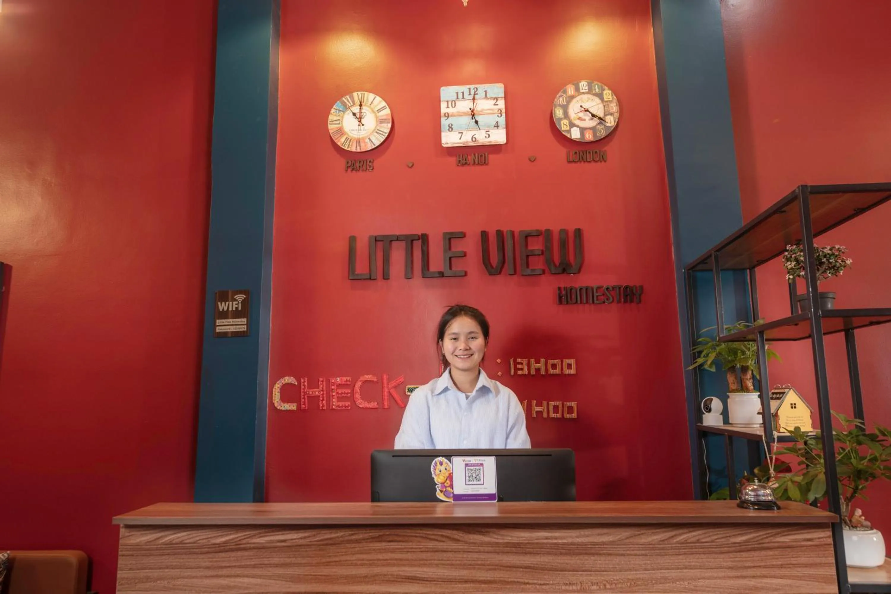 Lobby or reception in Little View Homestay