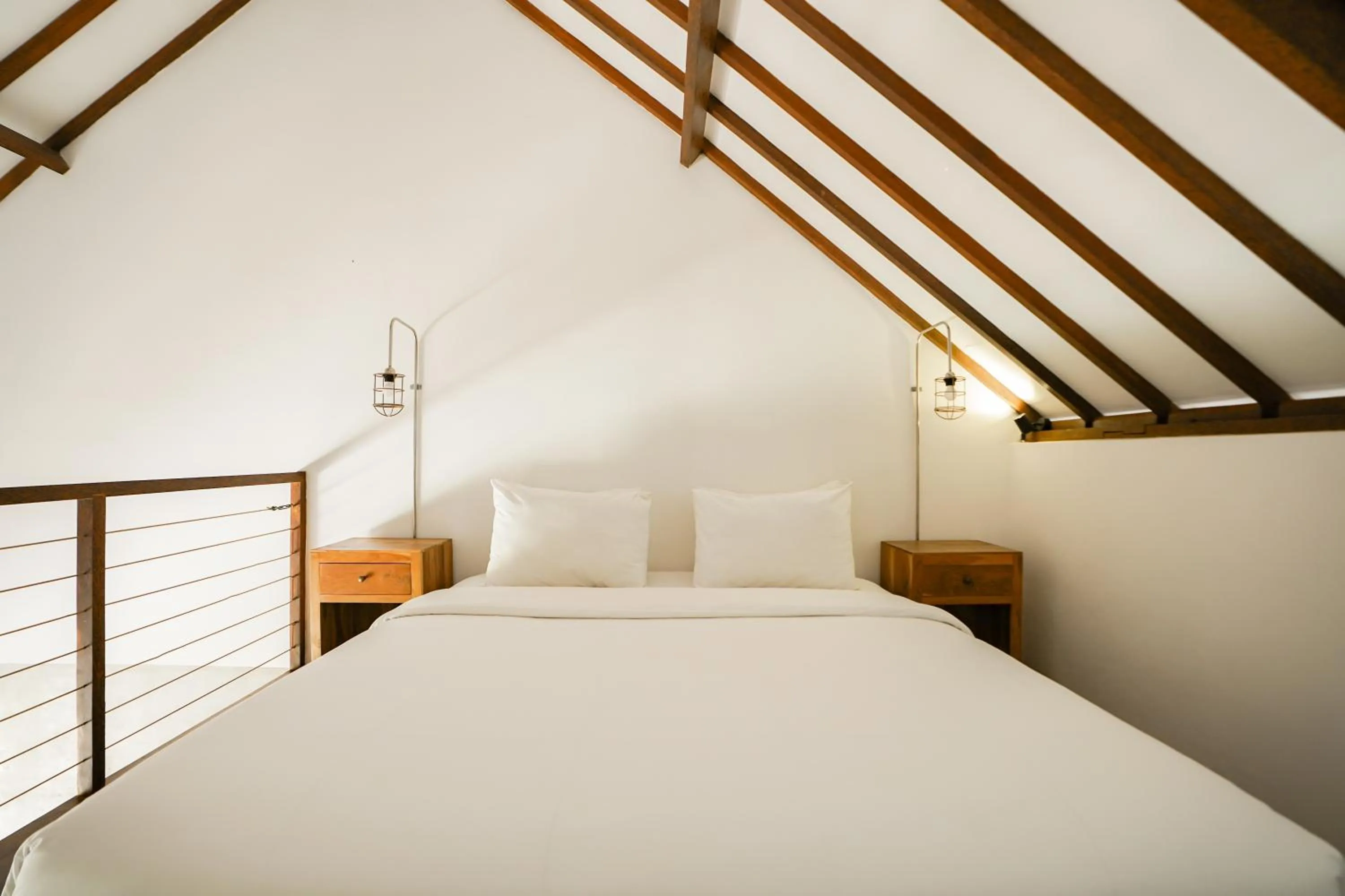 Bed in Suksma Guesthouse