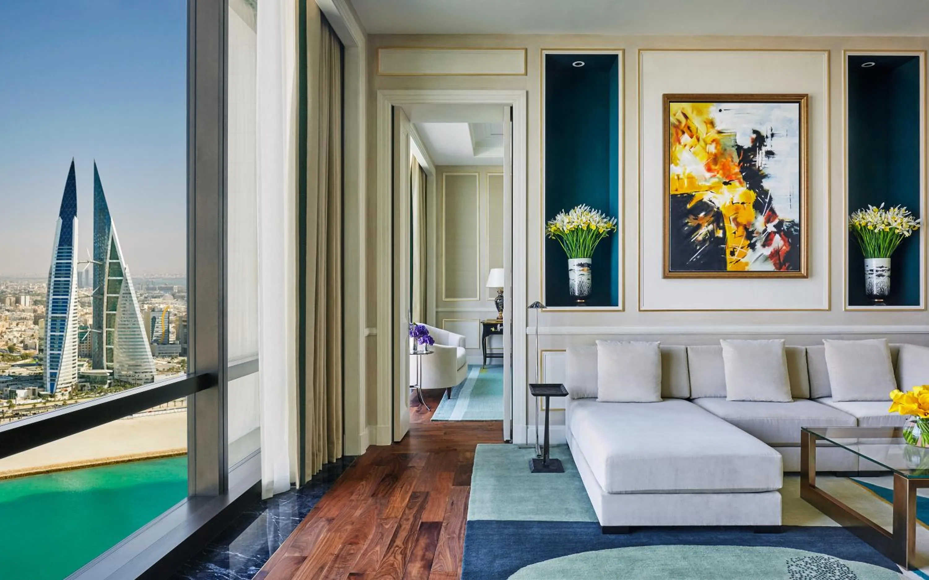Living room in Four Seasons Hotel Bahrain Bay