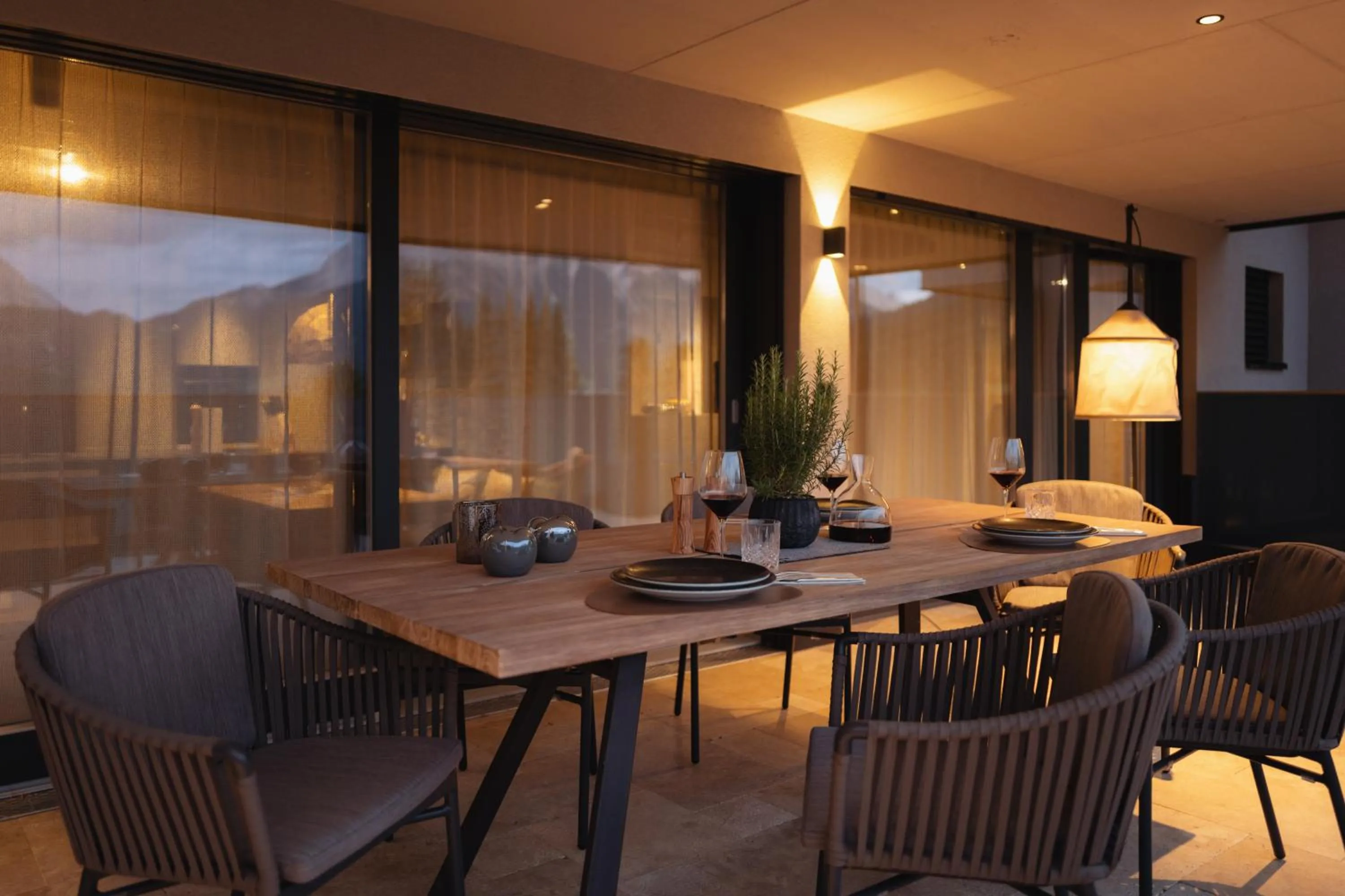 Seating area in MOHR life resort