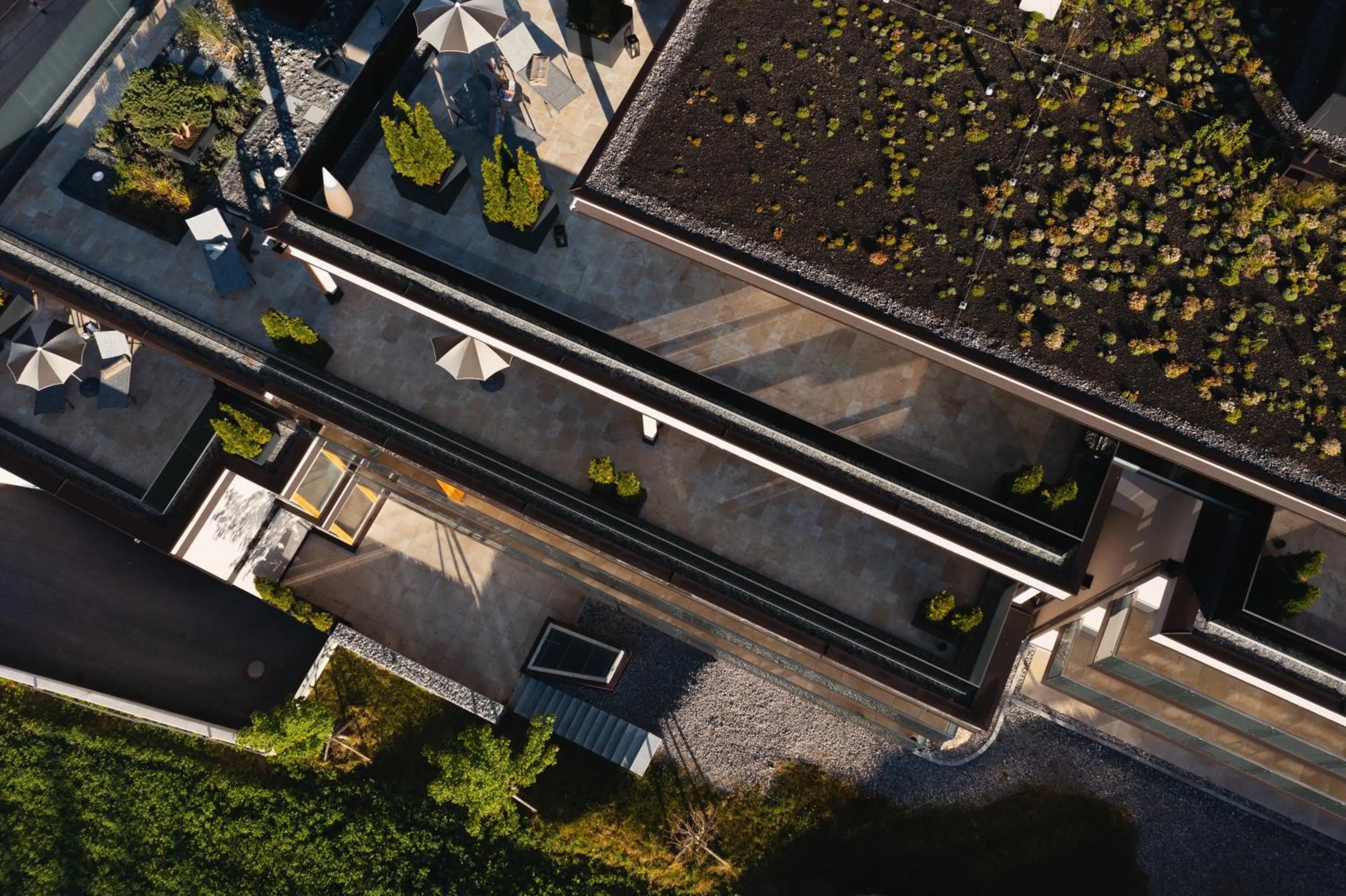 Bird's eye view in MOHR life resort