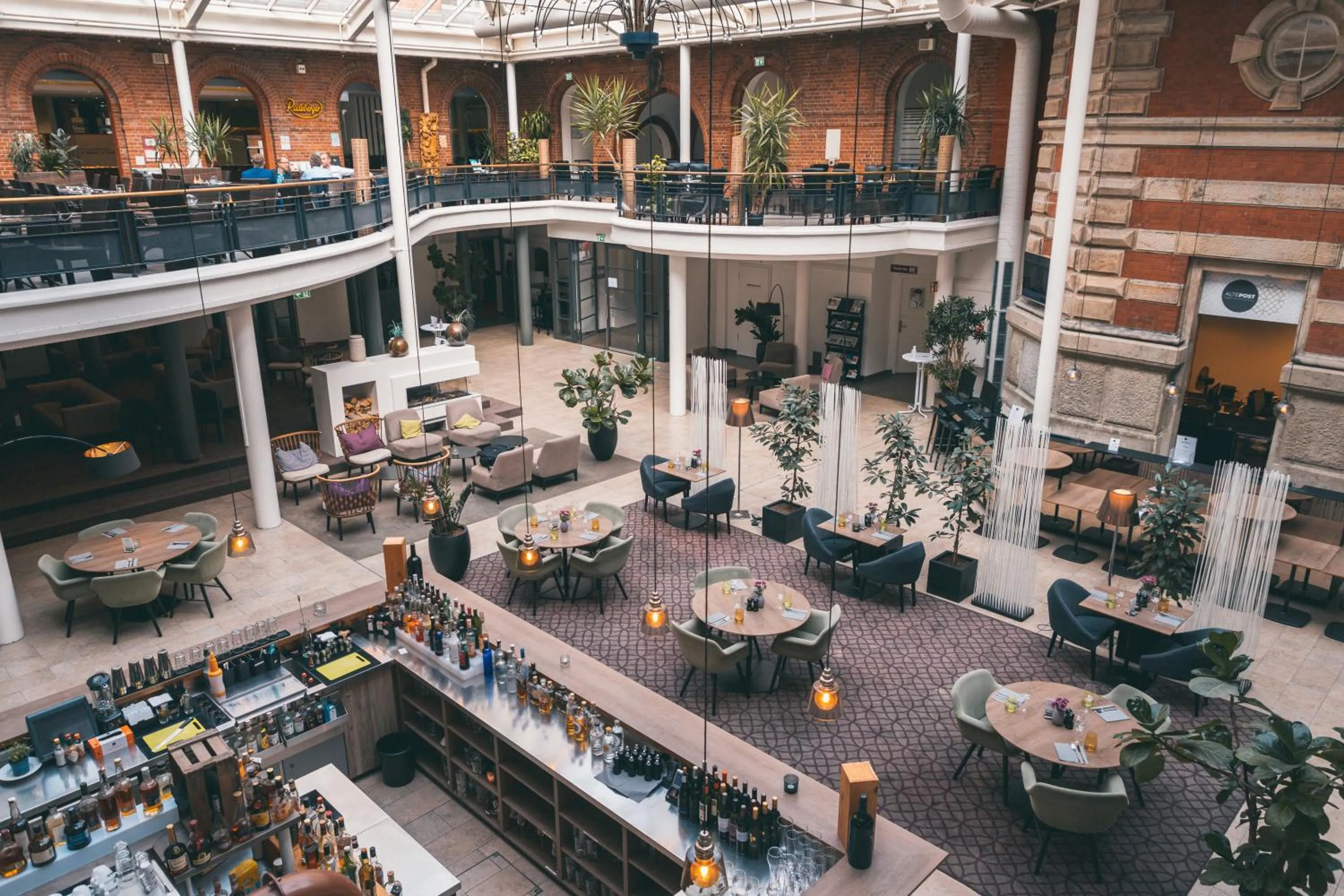 Patio in Hotel Alte Post Flensburg