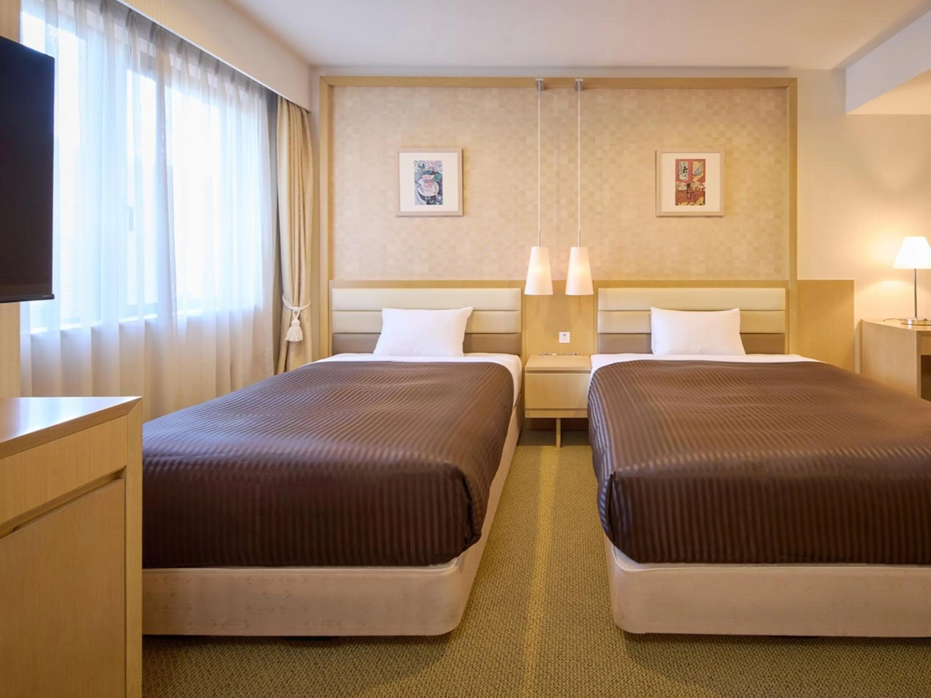 Bed in The OneFive Tokyo Kameido