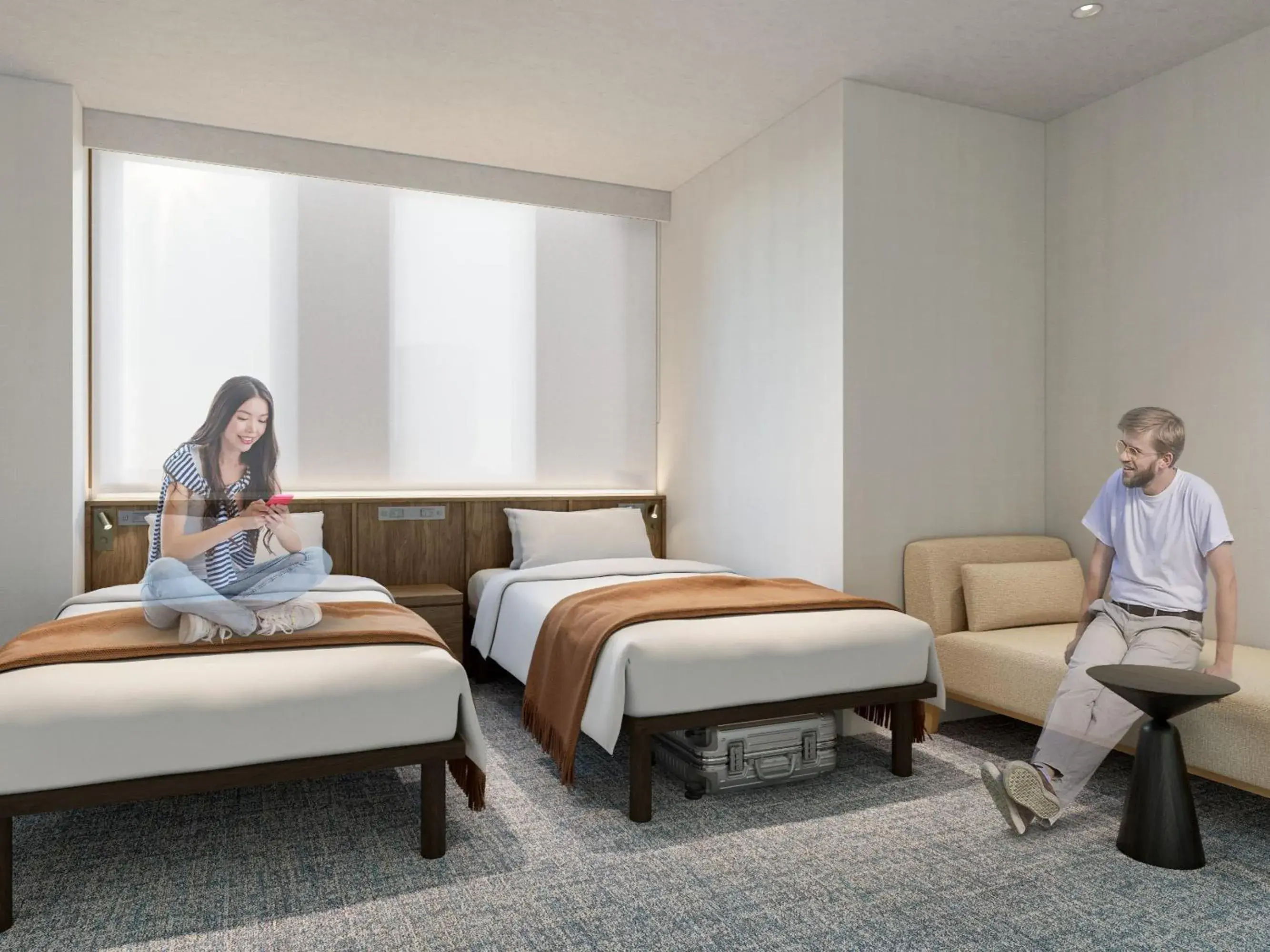 Standard Twin Room - Executive Floor - Non-Smoking in The OneFive Tokyo Kameido Standard Twin Room - Executive Floor - Non-Smoking in The OneFive Tokyo Kameido