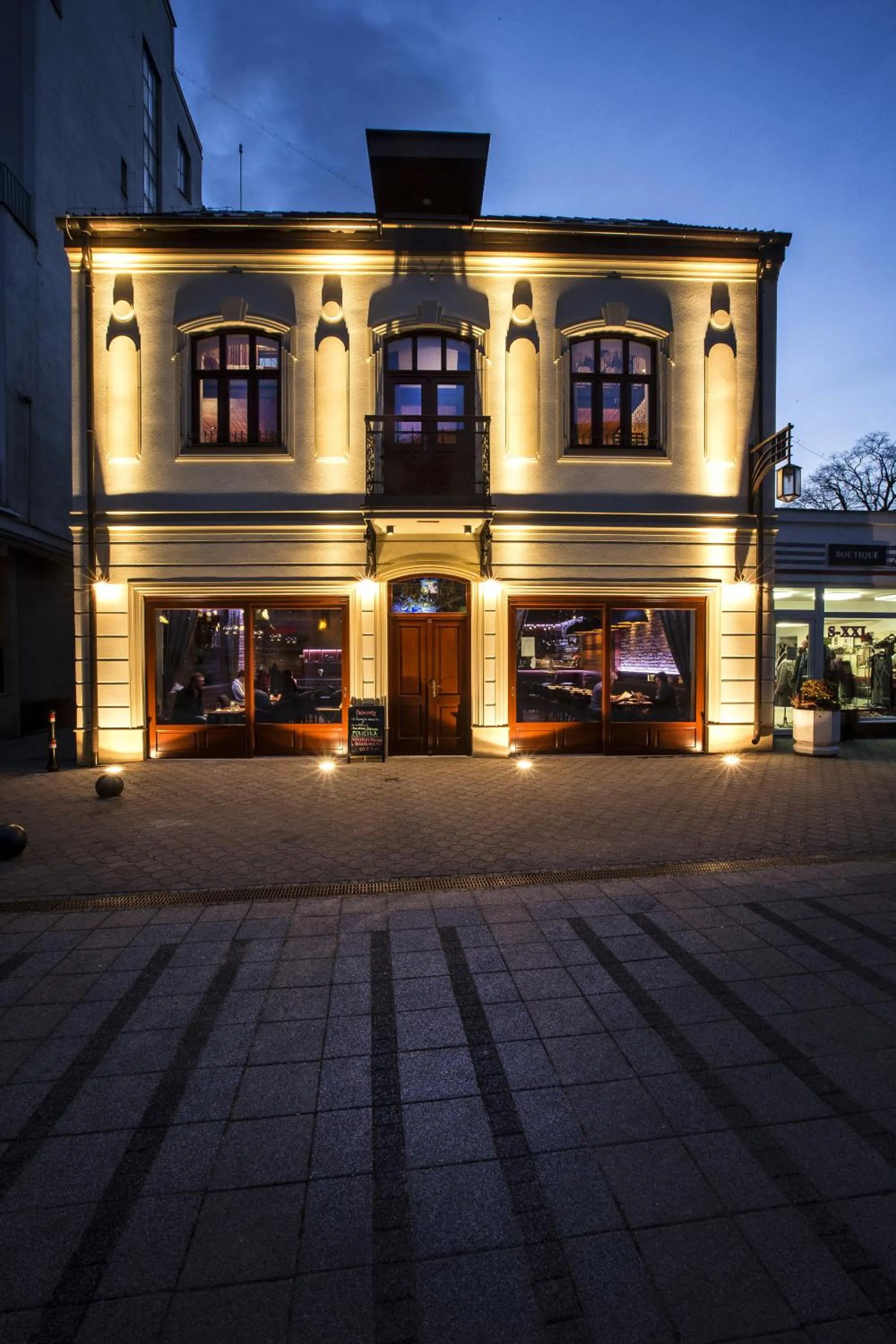 Facade/entrance in Zuckmann Villa