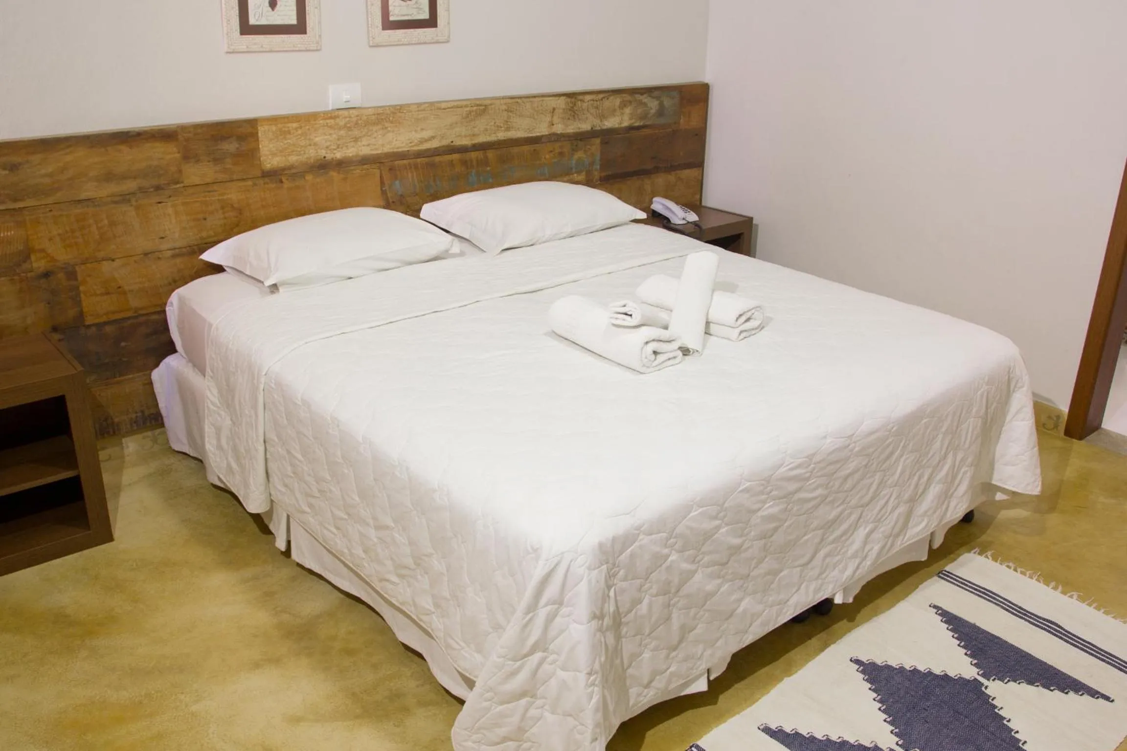 Bed in Pousada Parador da Figueira