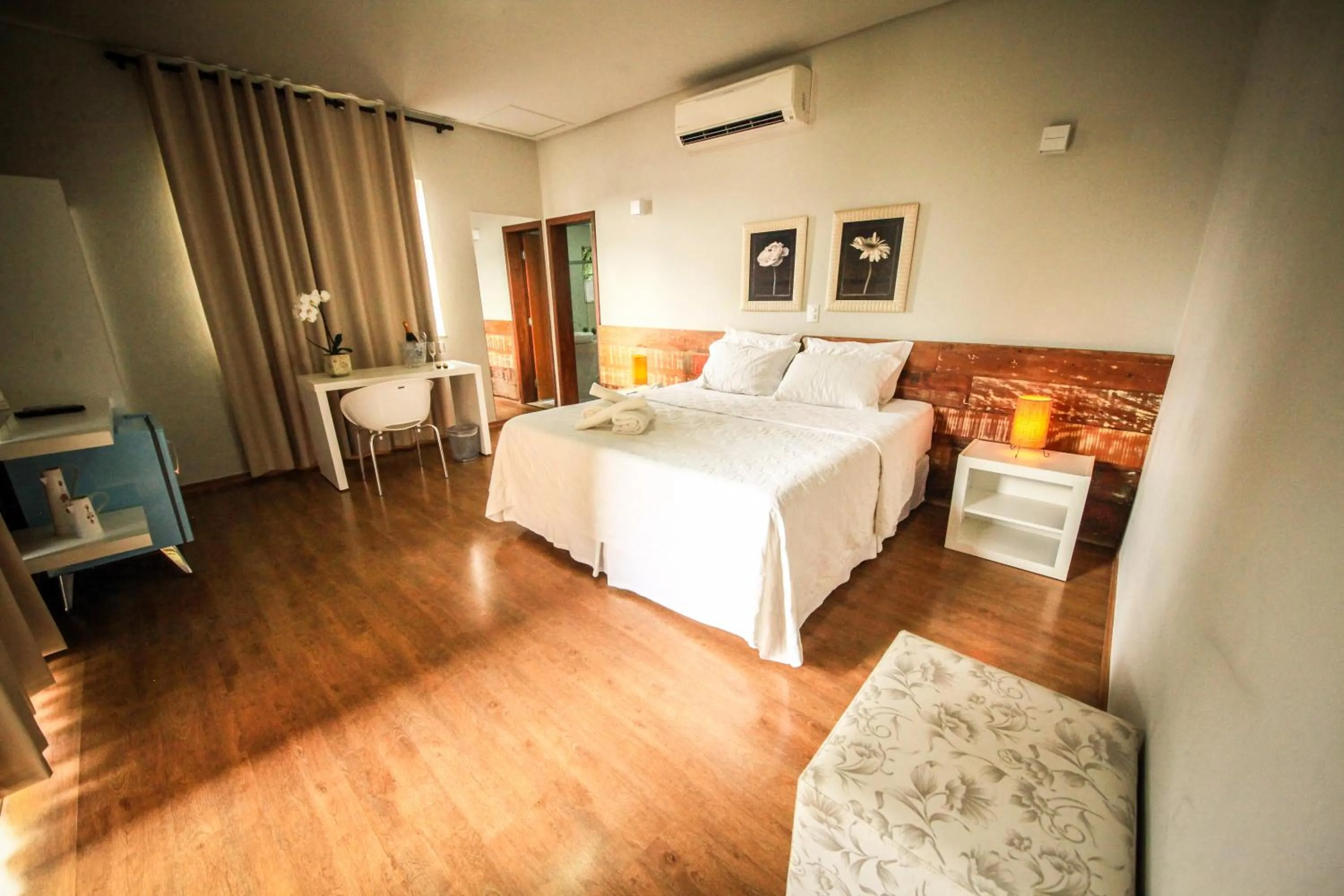 Bed in Pousada Parador da Figueira