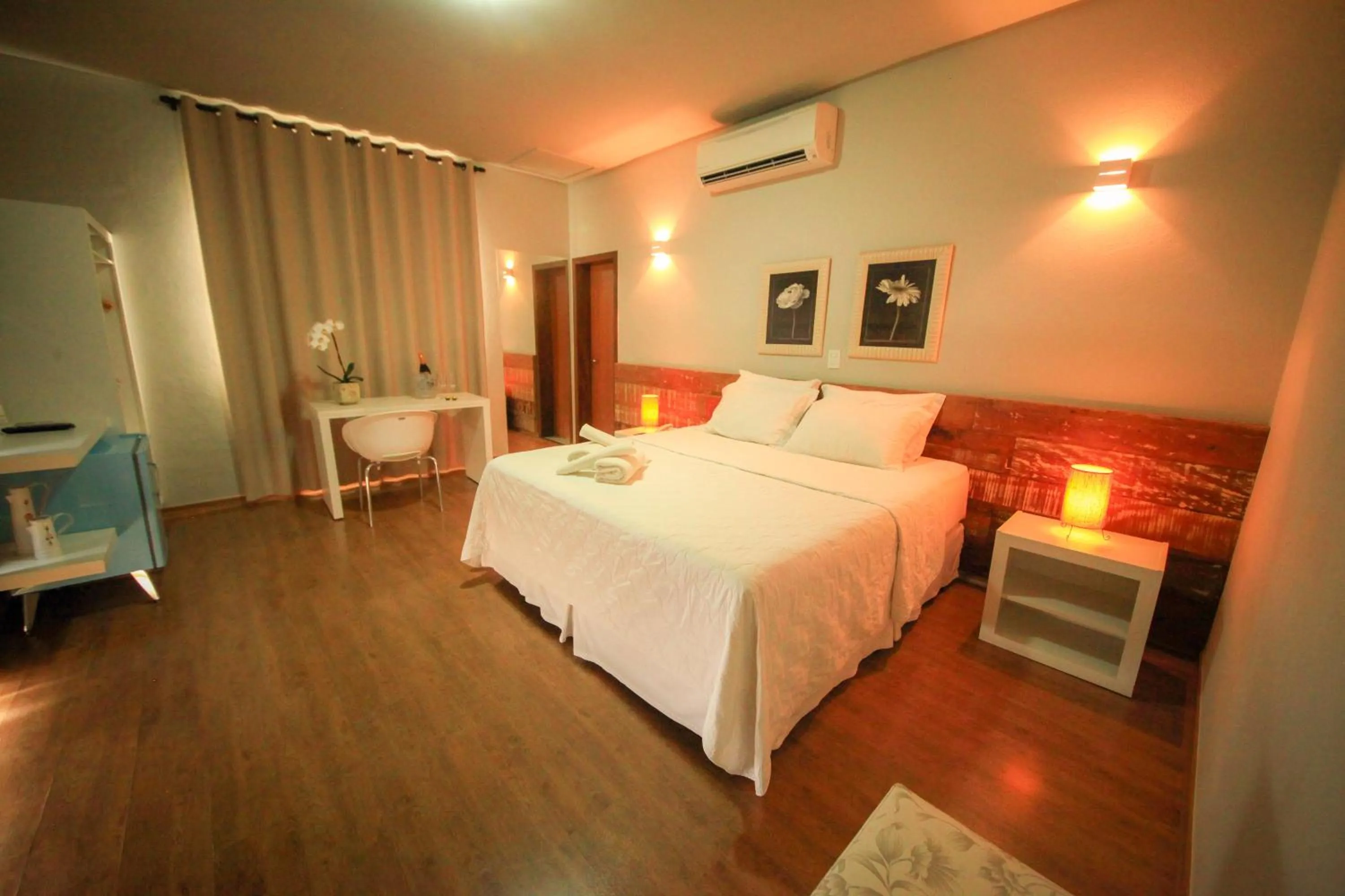 Bed in Pousada Parador da Figueira