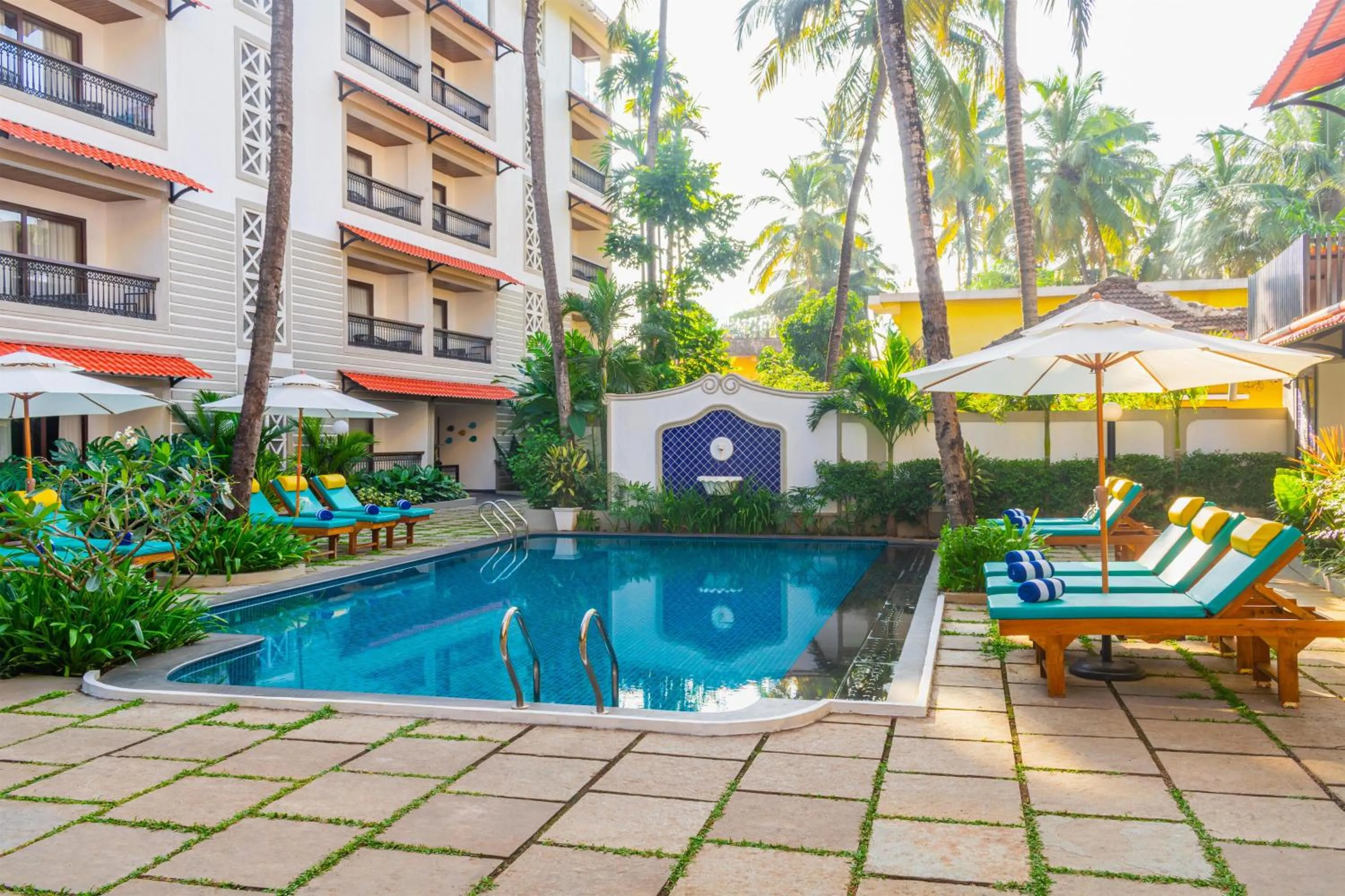 Pool view in Radisson Goa Candolim
