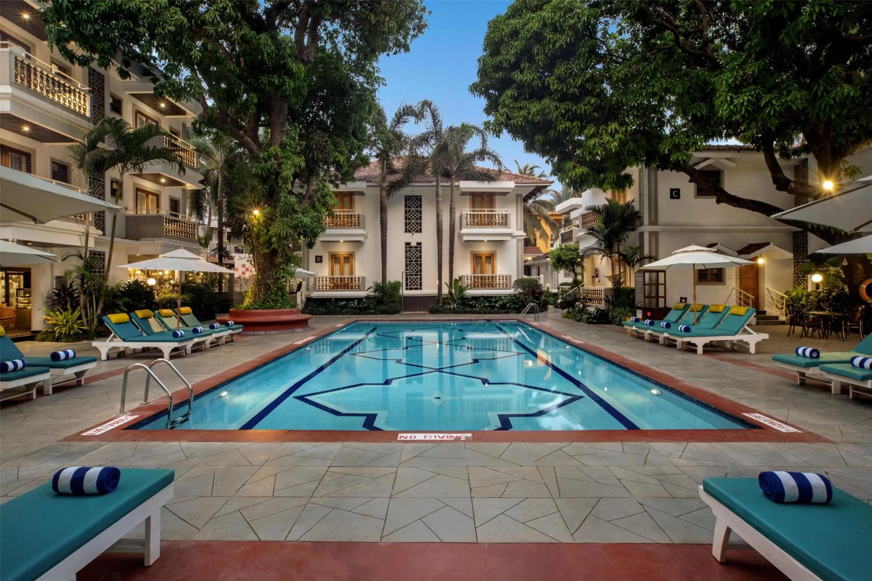 Pool view in Radisson Goa Candolim