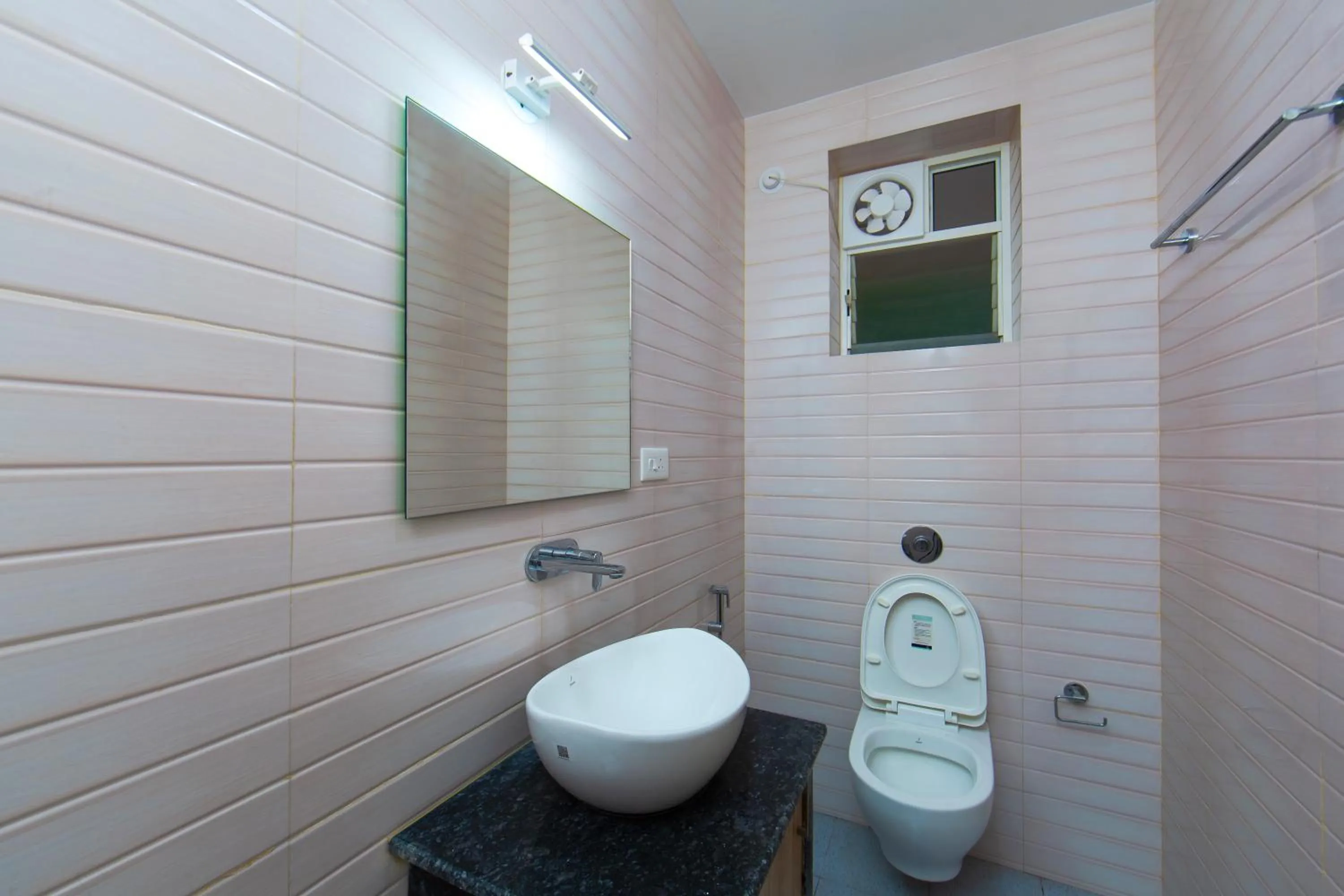Bathroom in Lykke Suites- 2-min Drive to Colva Beach-By Goan Felicidade Hospitality PVT LTD