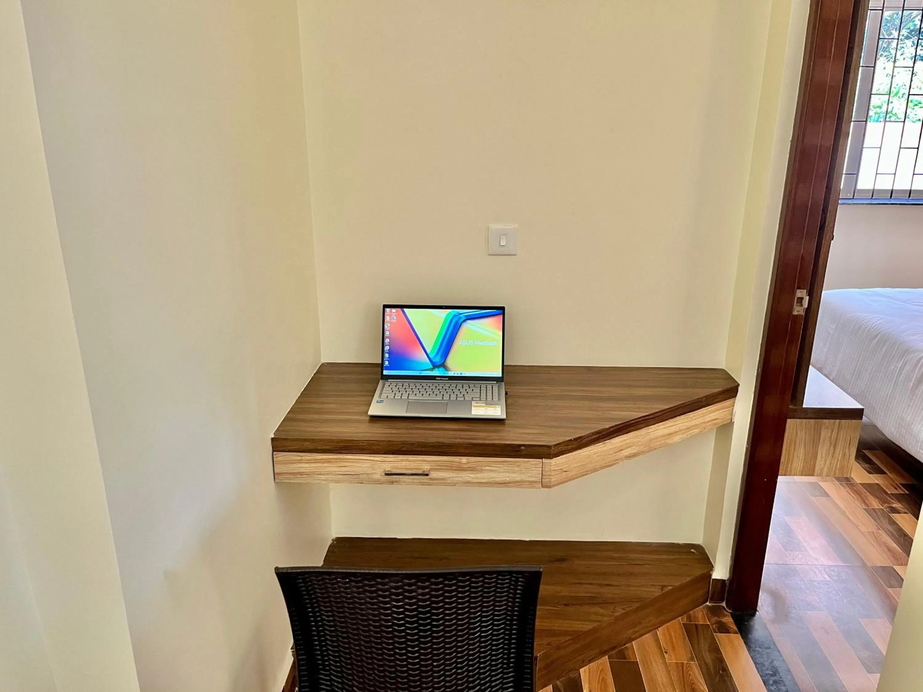 Photo of the whole room, Bed in Lykke Suites- 2-min Drive to Colva Beach-By Goan Felicidade Hospitality PVT LTD