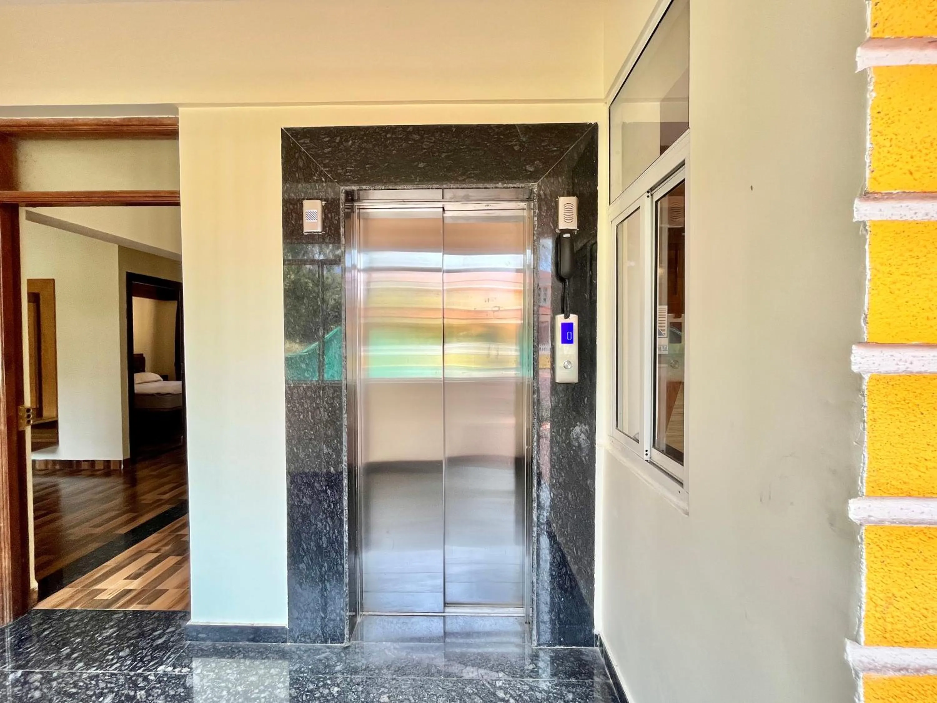 elevator in Lykke Suites- 2-min Drive to Colva Beach-By Goan Felicidade Hospitality PVT LTD