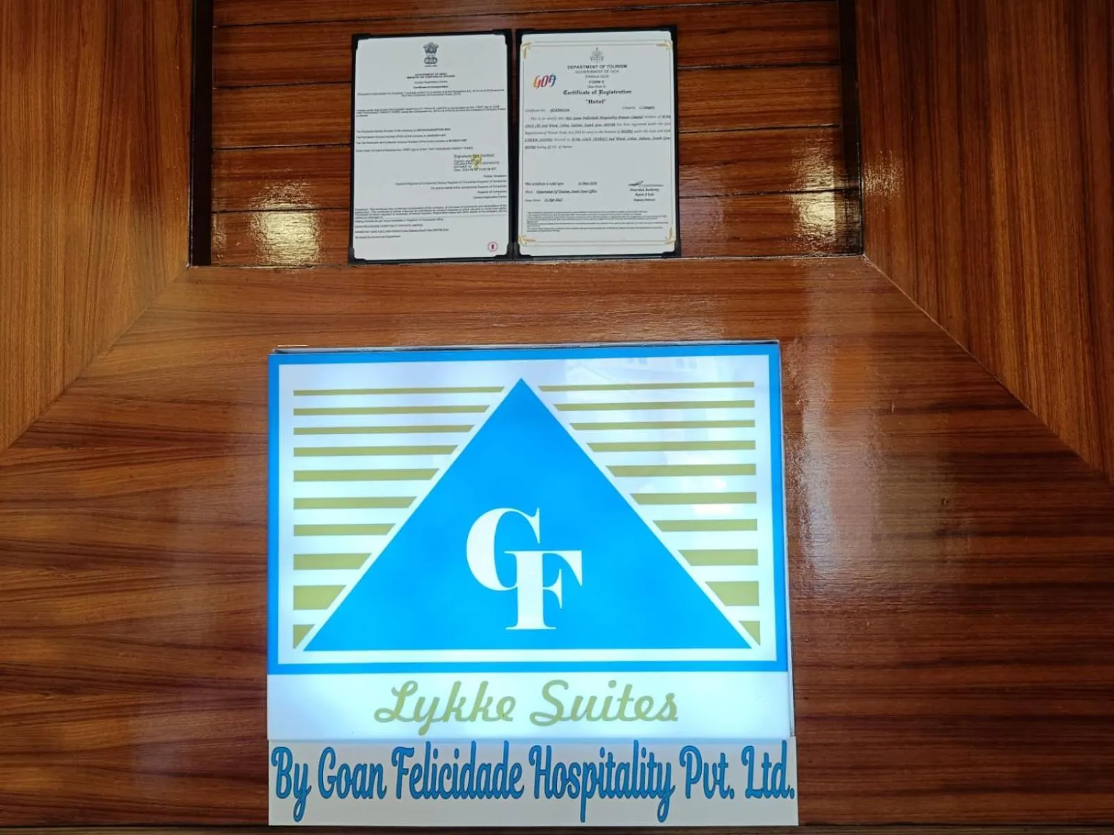 Lobby or reception in Lykke Suites- 2-min Drive to Colva Beach-By Goan Felicidade Hospitality PVT LTD