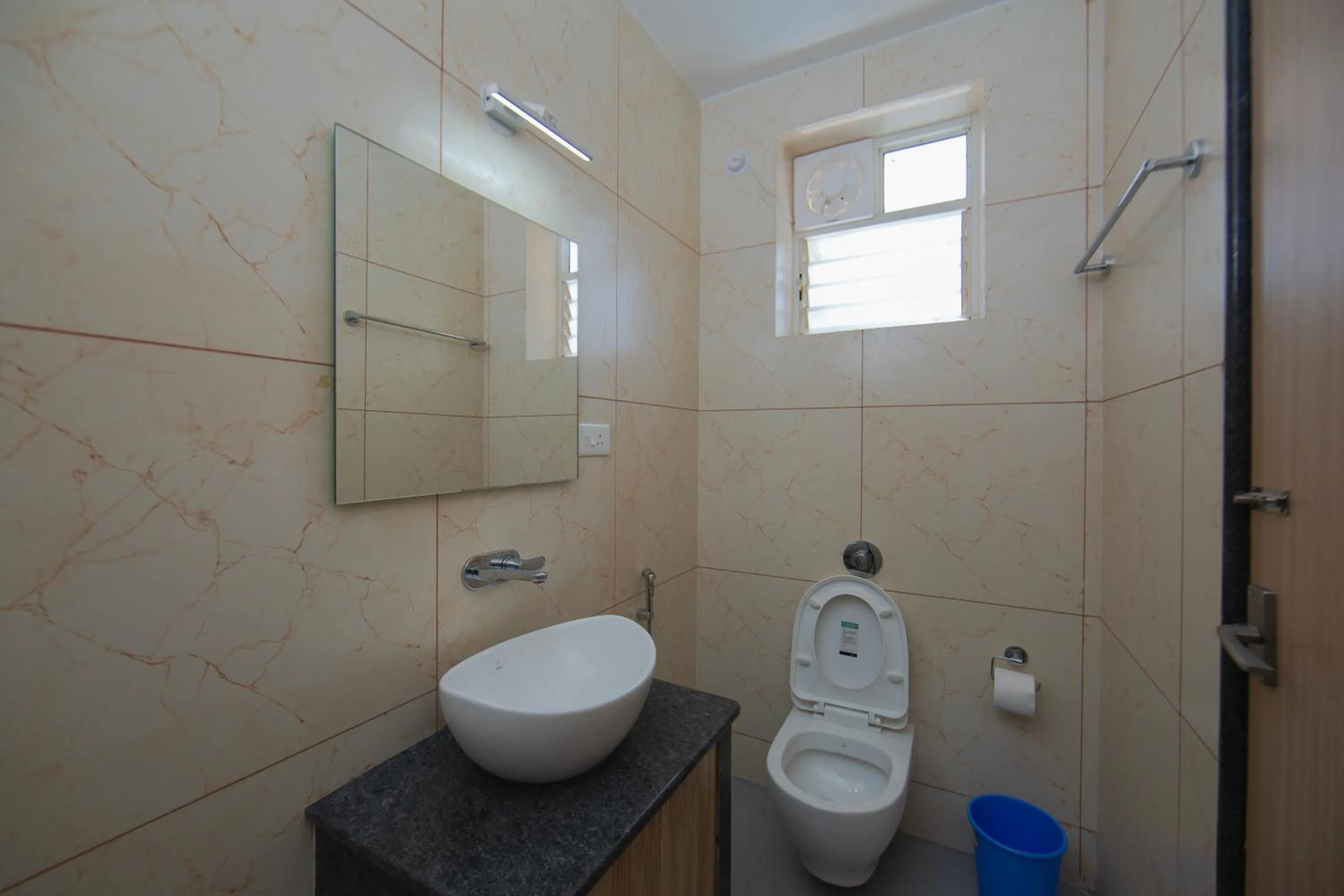 Bathroom in Lykke Suites- 2-min Drive to Colva Beach-By Goan Felicidade Hospitality PVT LTD