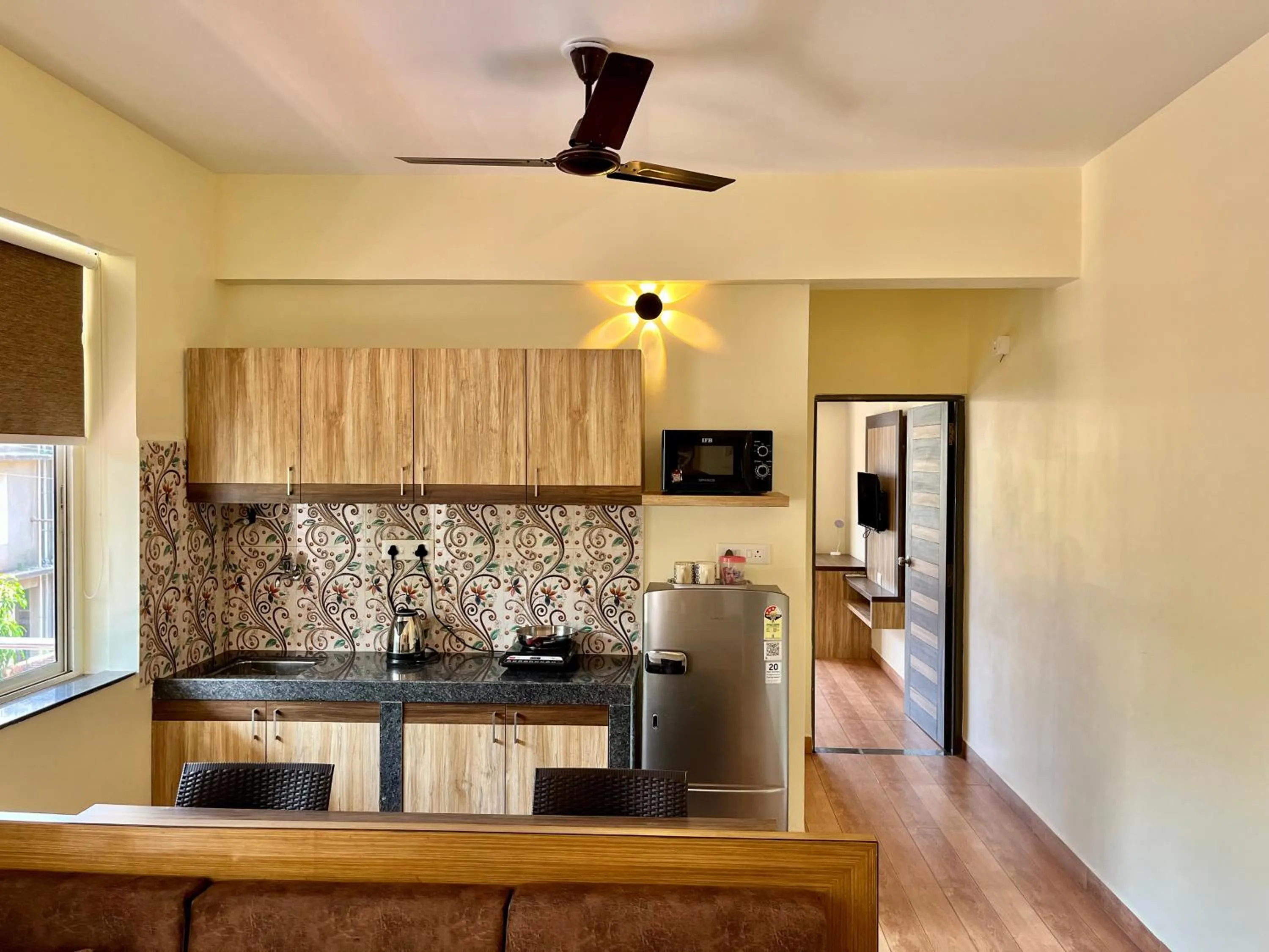 Coffee/tea facilities in Lykke Suites- 2-min Drive to Colva Beach-By Goan Felicidade Hospitality PVT LTD