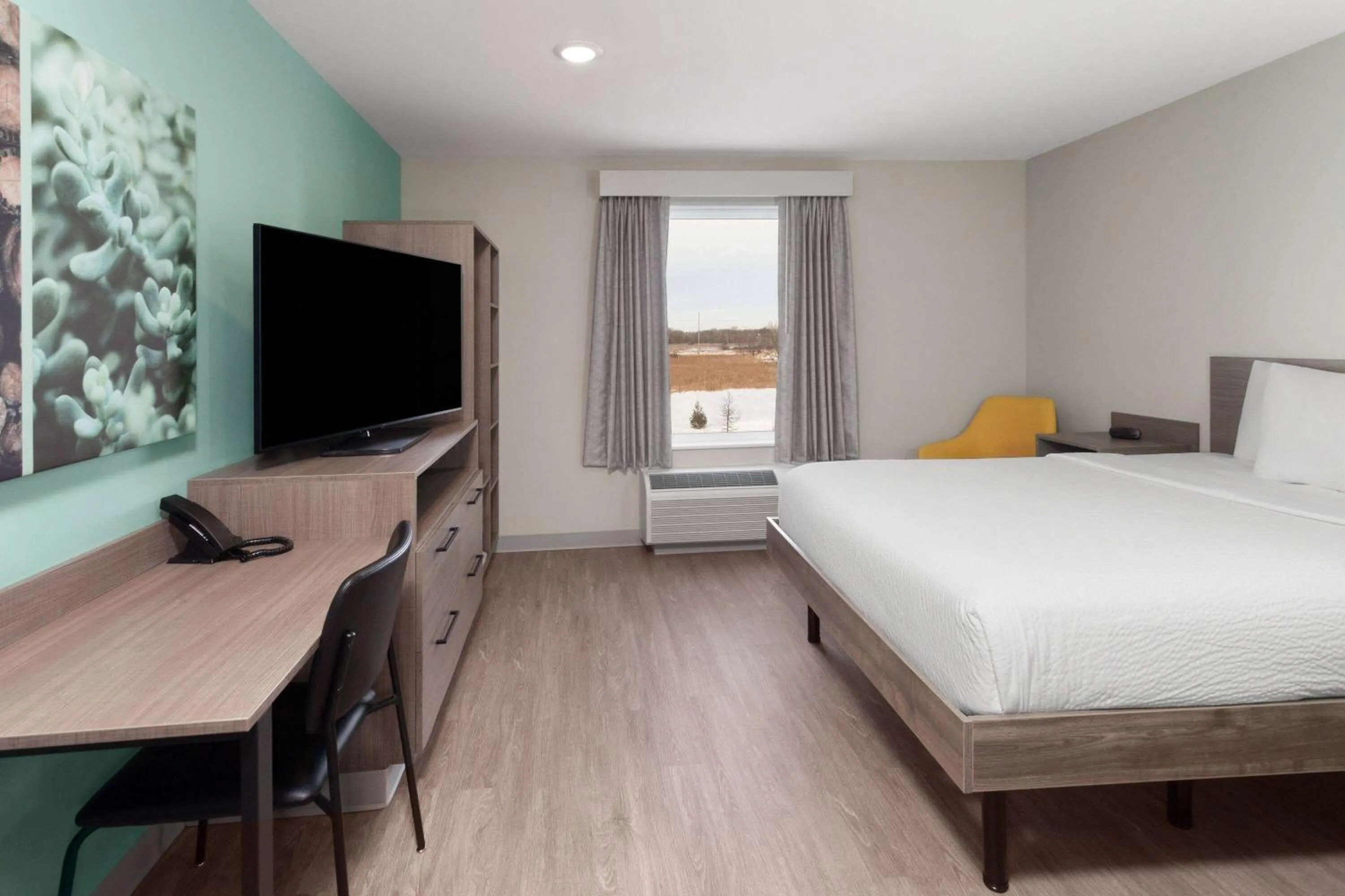 Photo of the whole room, Bed in ECHO Suites Extended Stay by Wyndham Madison
